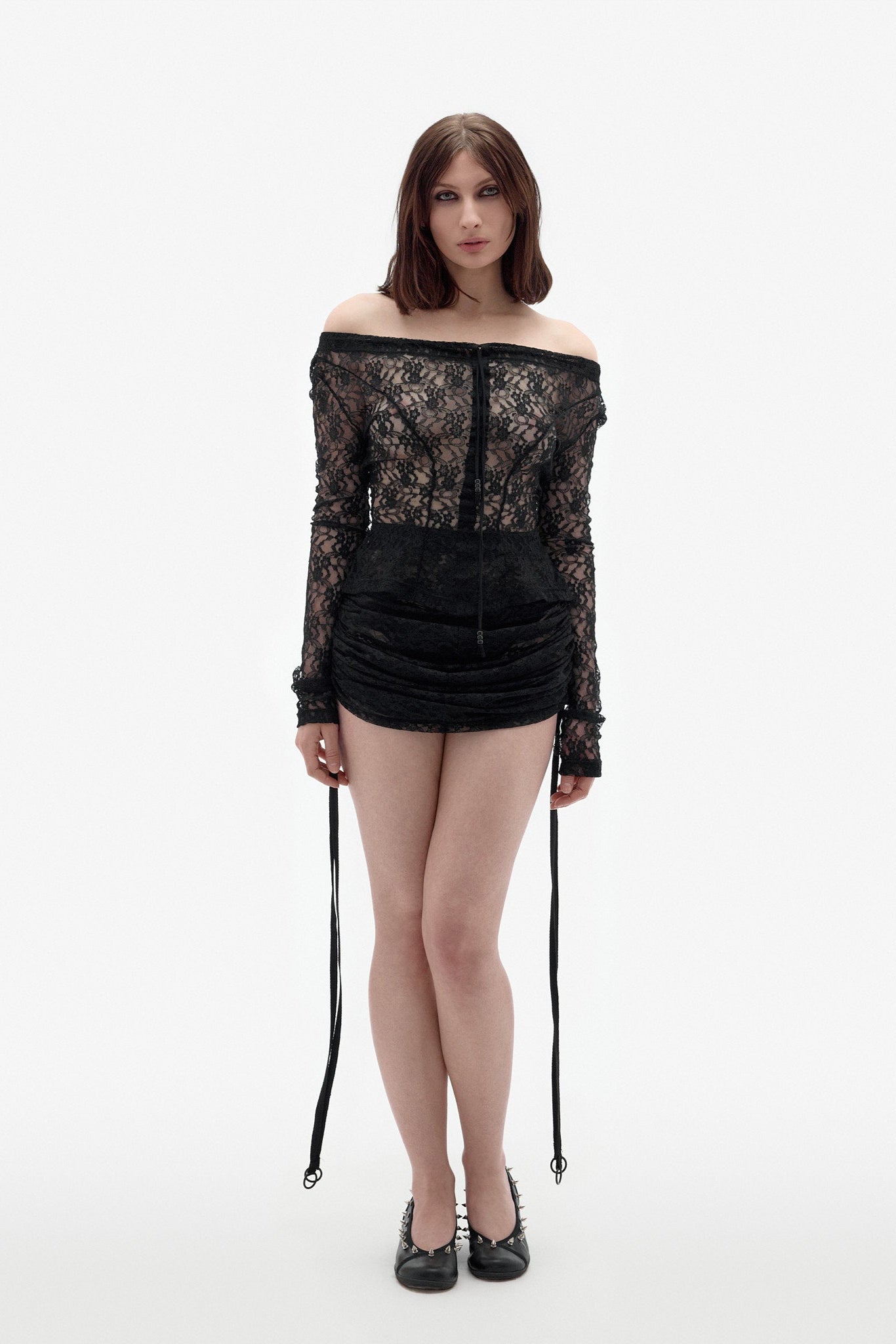Lace Manipulator Skirt