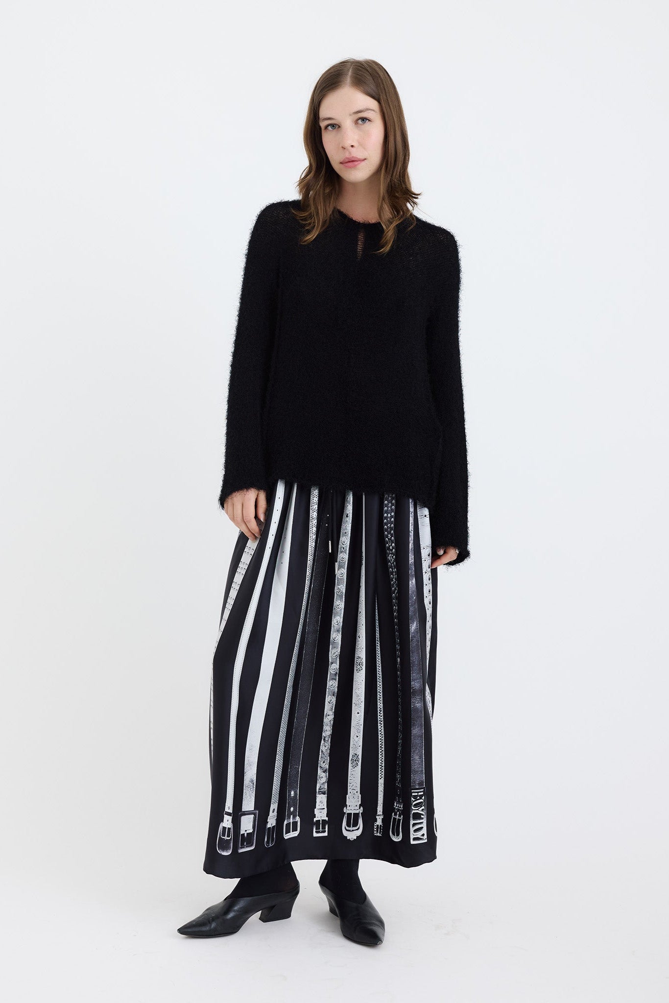 Belt Collector Long Skirt