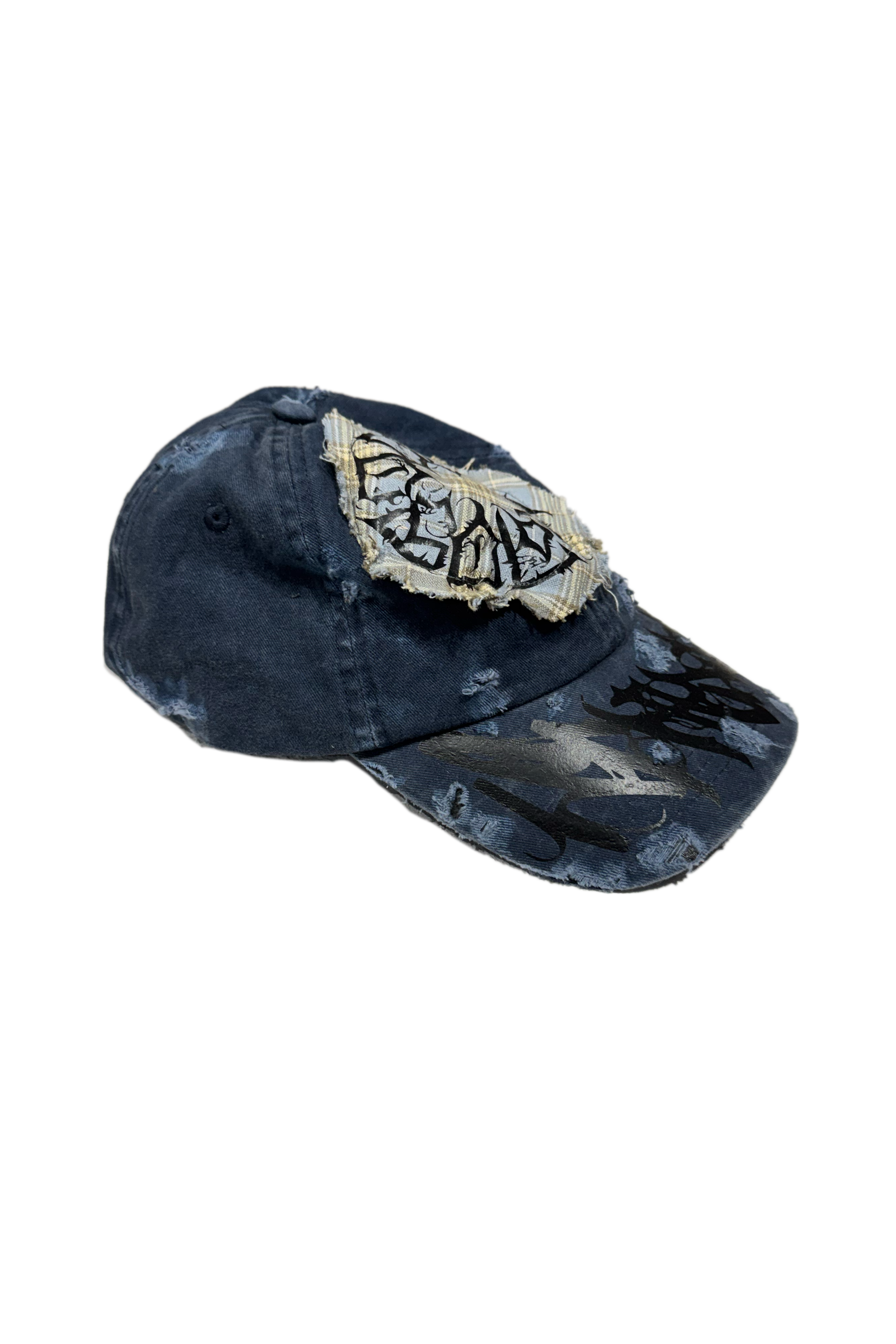 Odd Chaos Hat (Blue/Plaid)