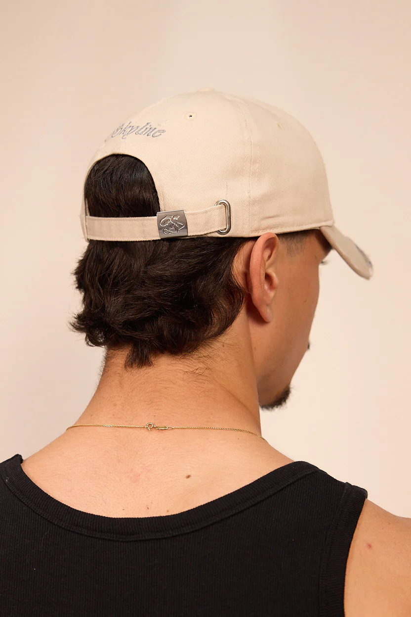 Cut-Off Brim Baseball Cap (Aged Bone)