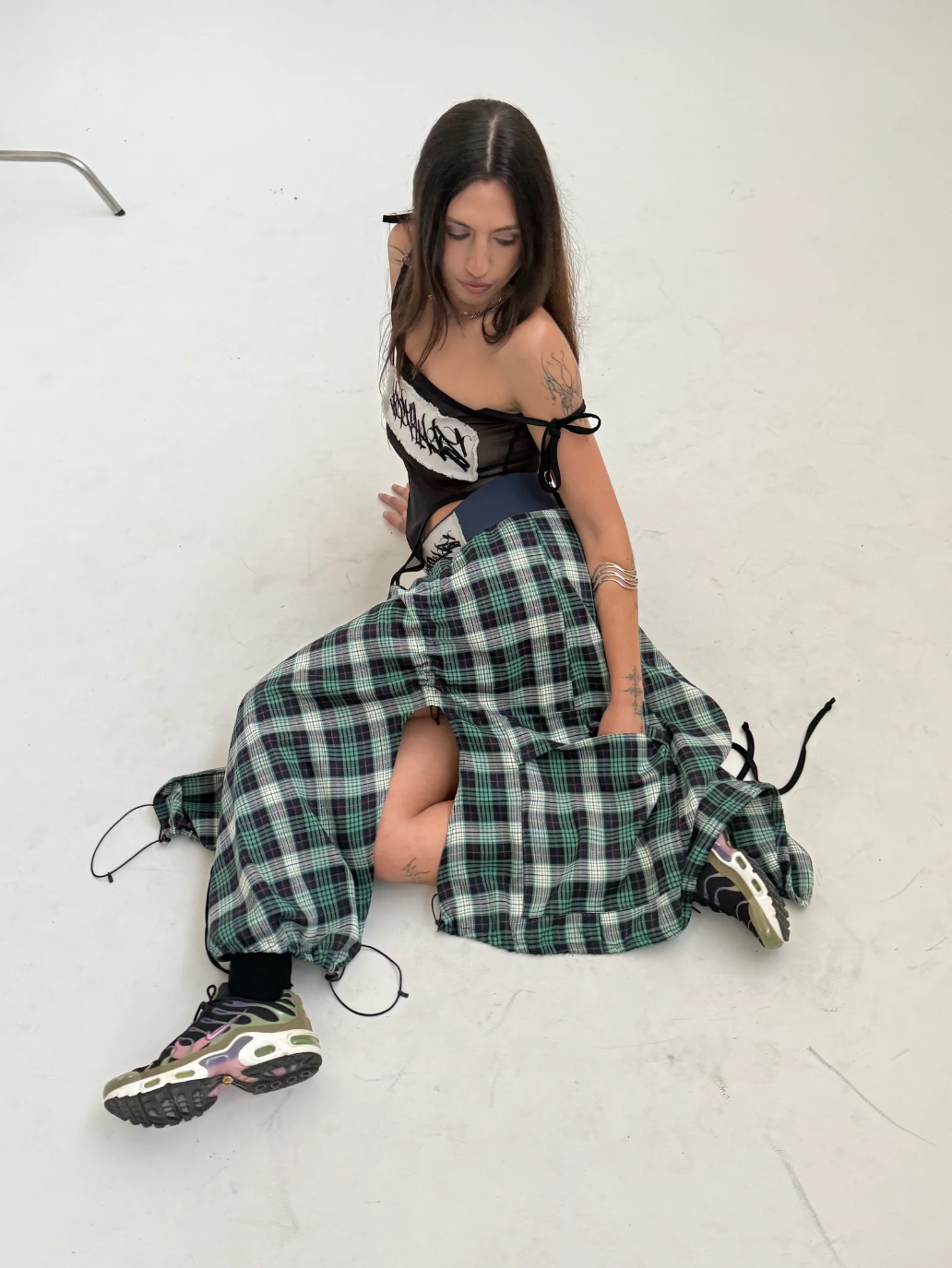 Hydra Skirt (Tartan Green)
