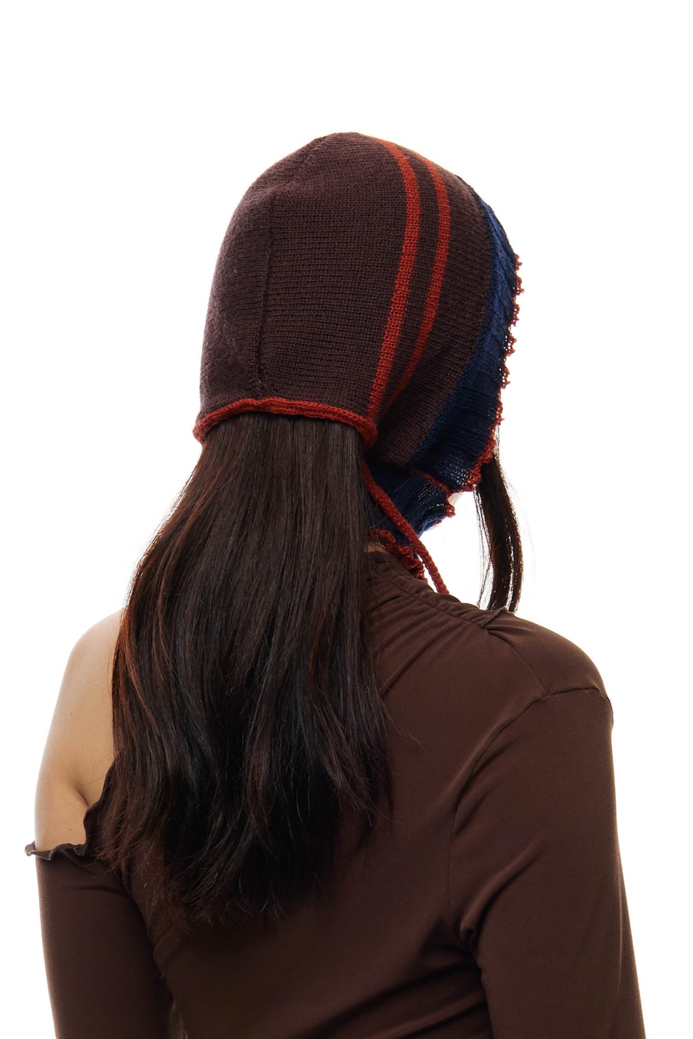 'Tectonic' Knit Hood