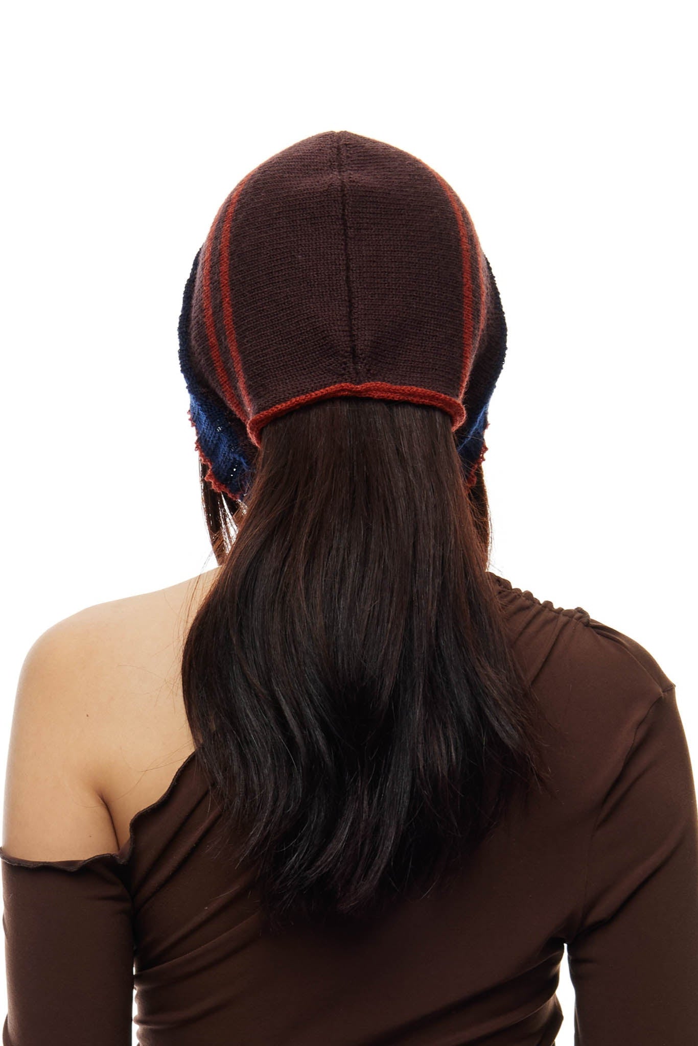 'Tectonic' Knit Hood
