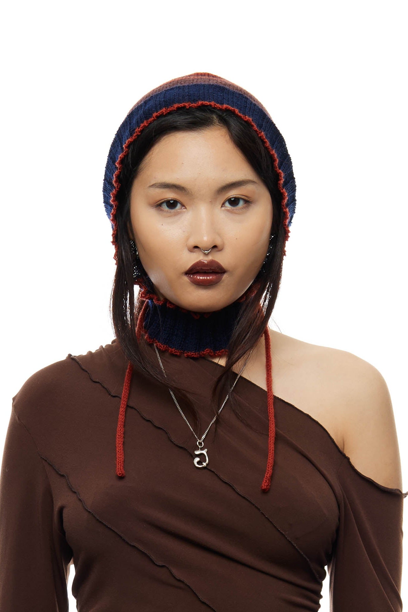 'Tectonic' Knit Hood