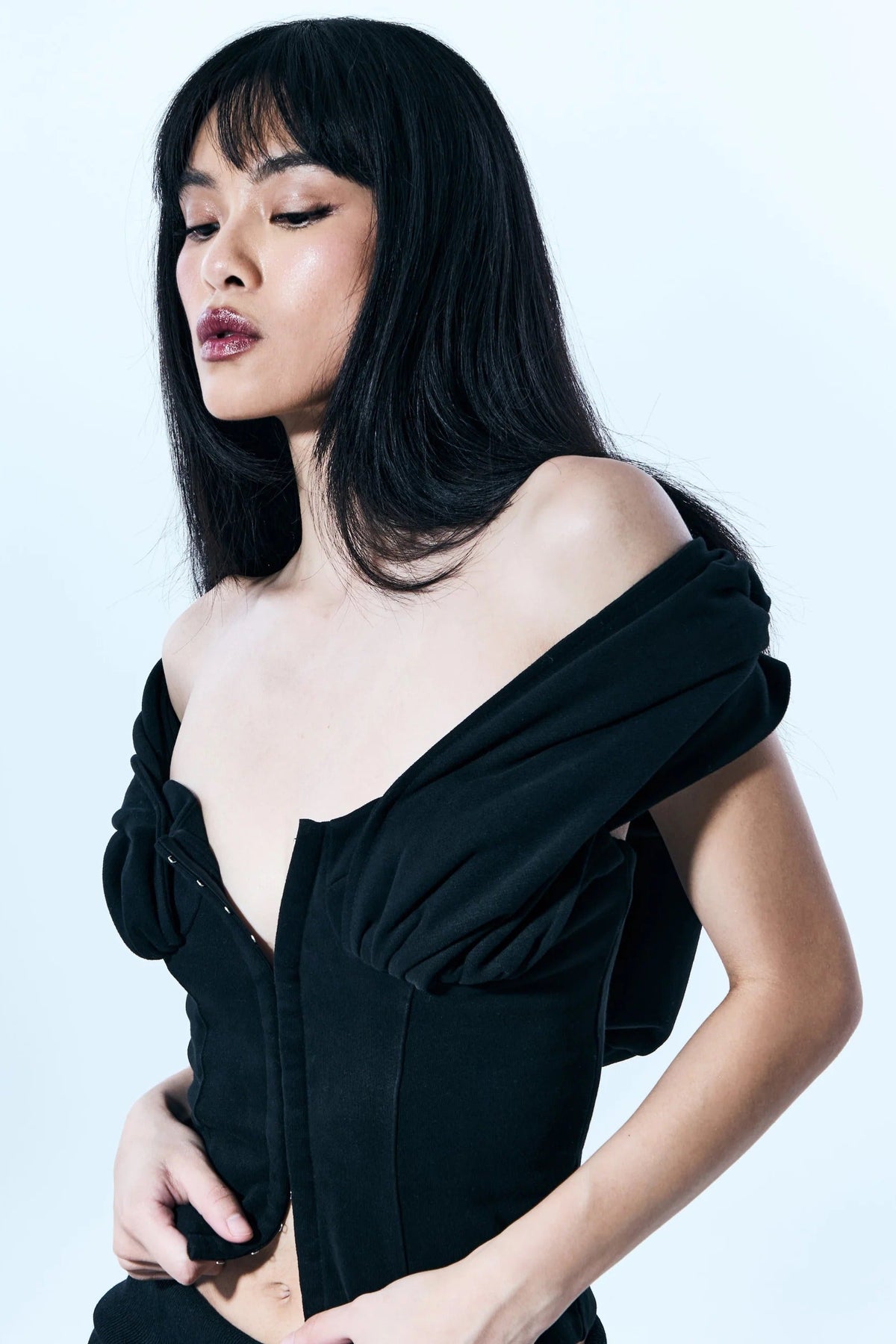 Hooded Corset Top