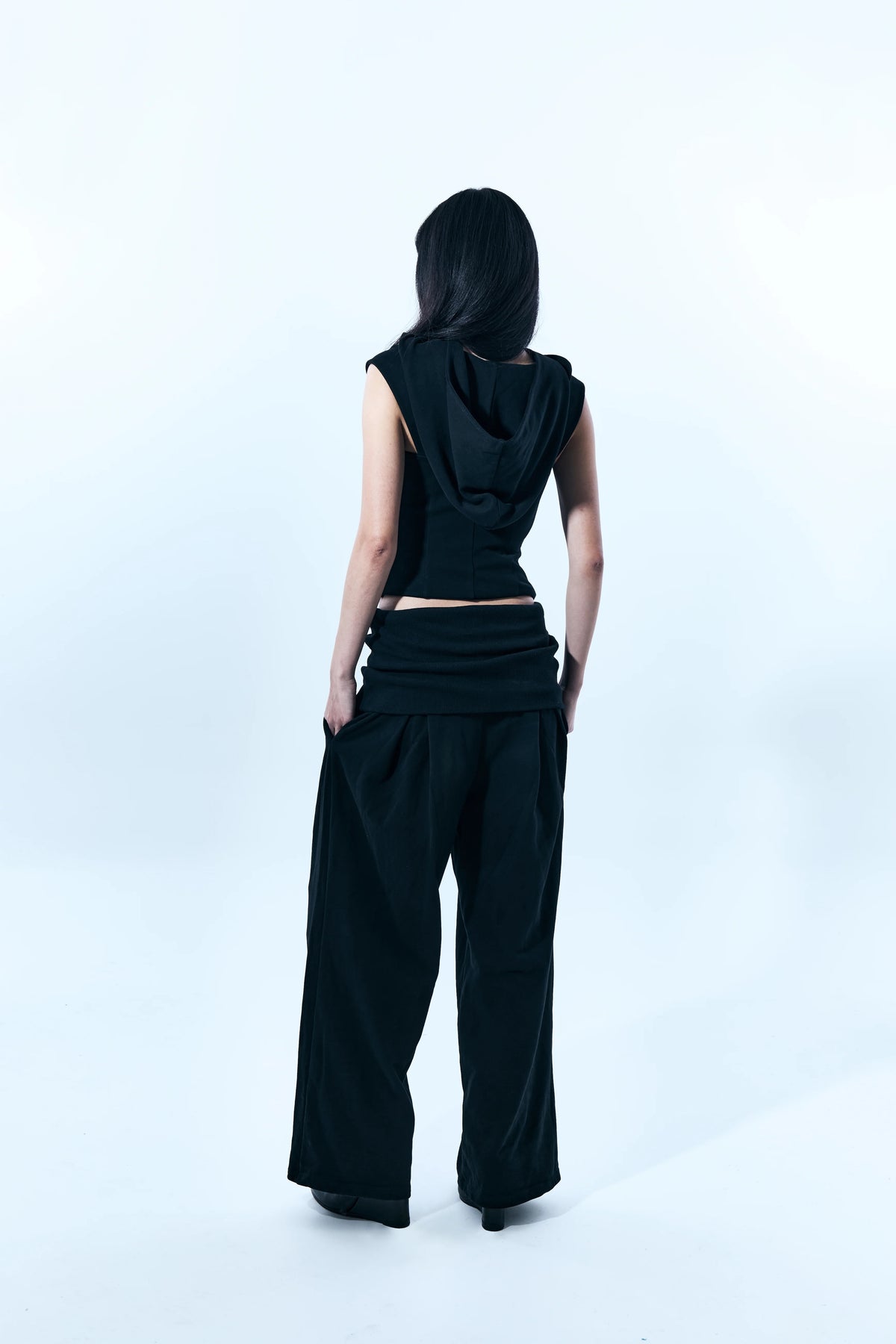 Hooded Corset Top