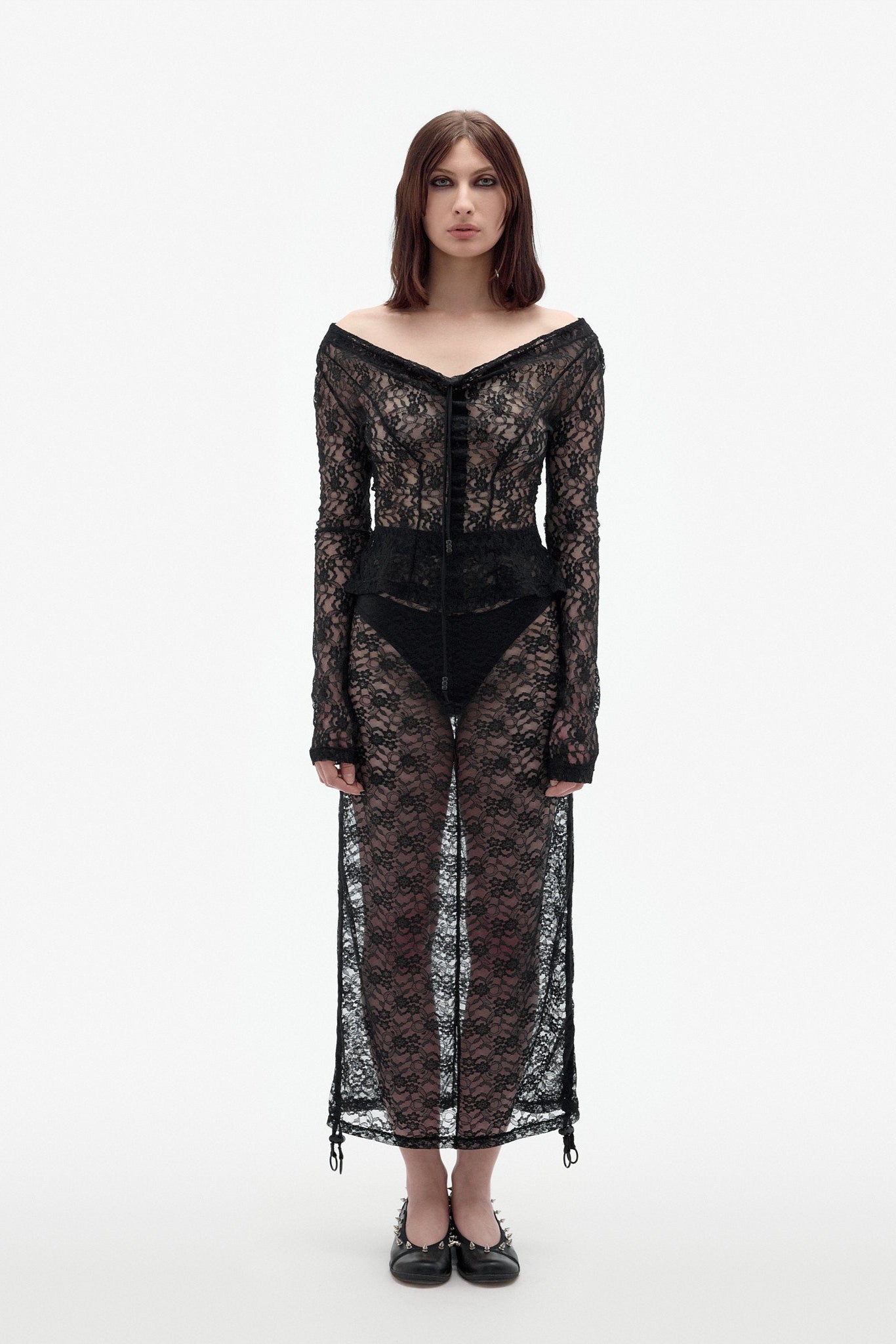Lace Manipulator Skirt