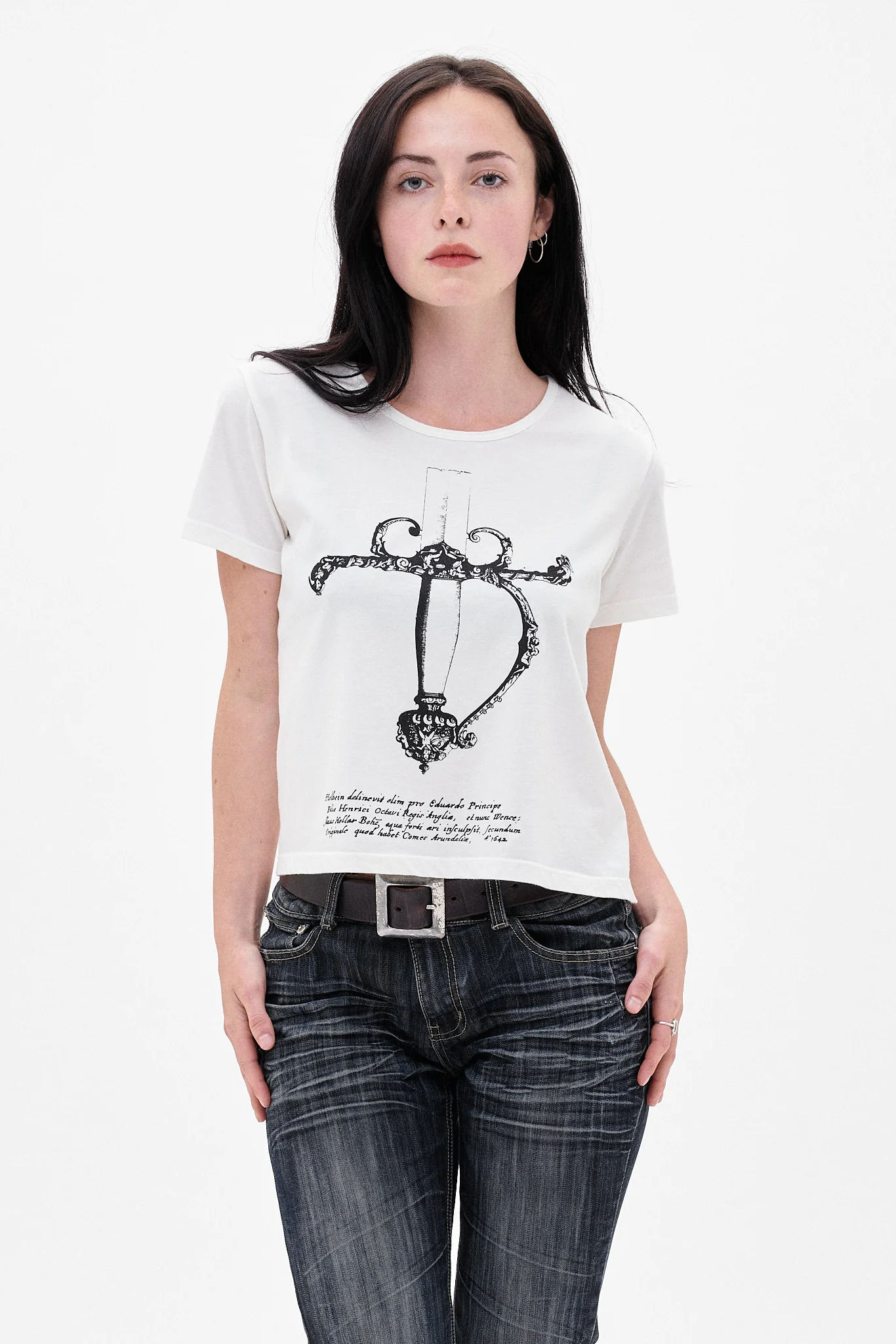 Two of Swords T-Shirt (White)