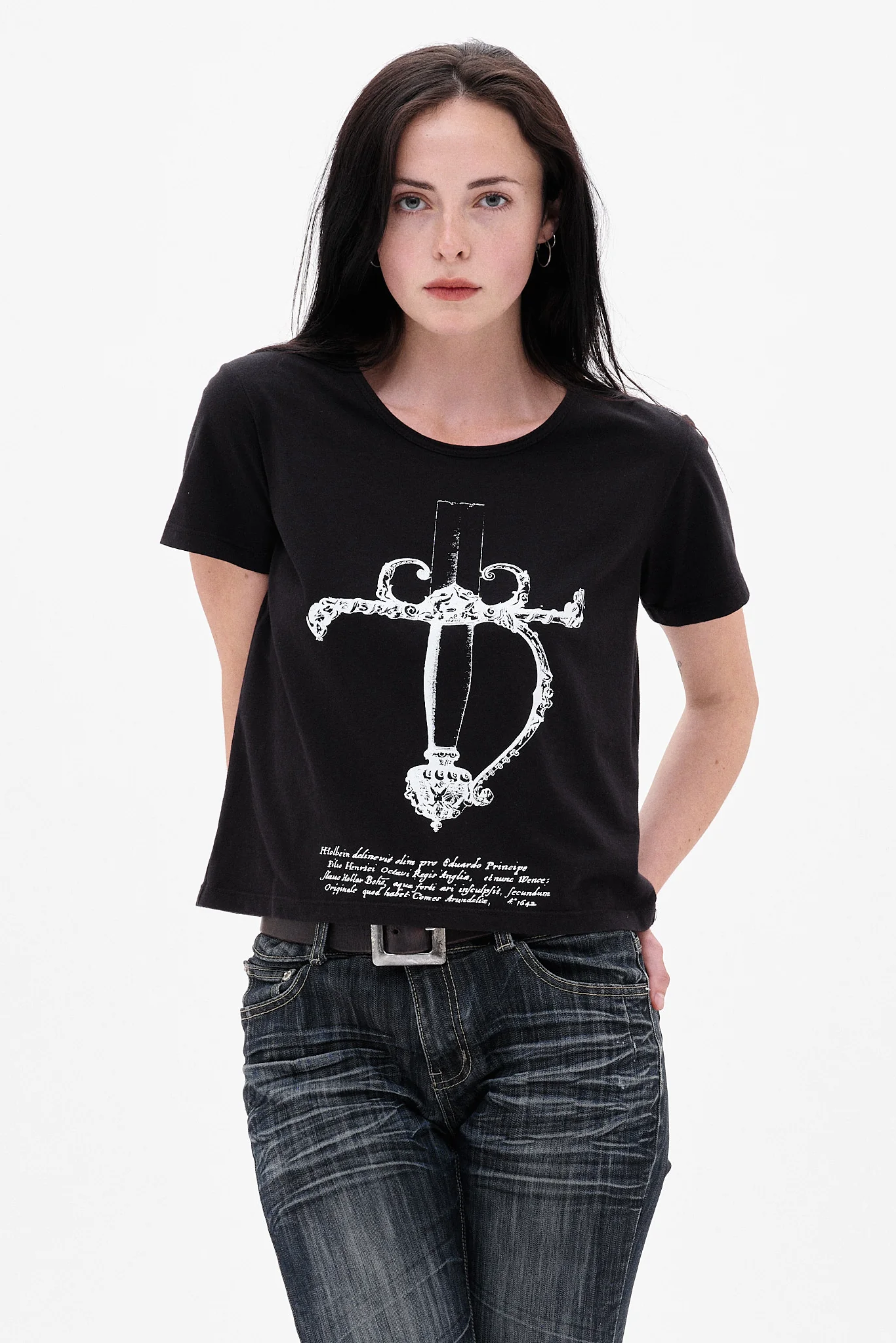 Two of Swords T-Shirt (Black)