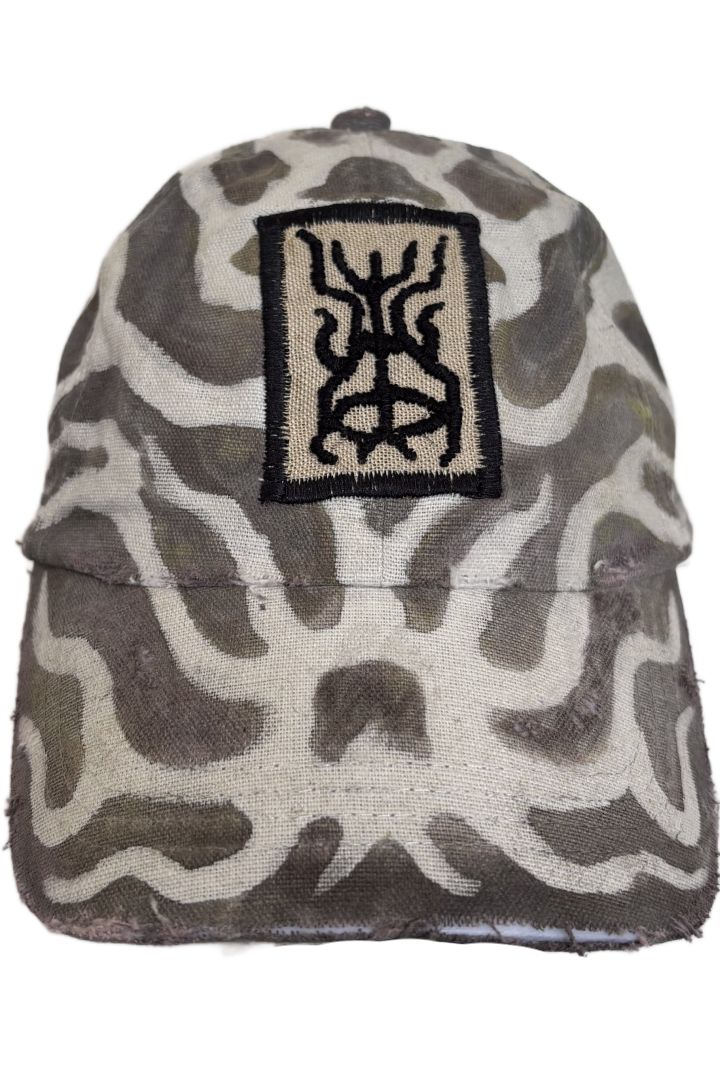 Reworked Embroidery Basic Cap (Grey/White)