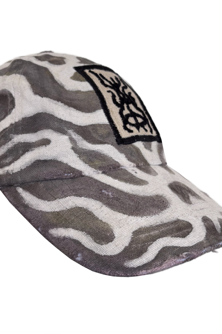 Reworked Embroidery Basic Cap (Grey/White)