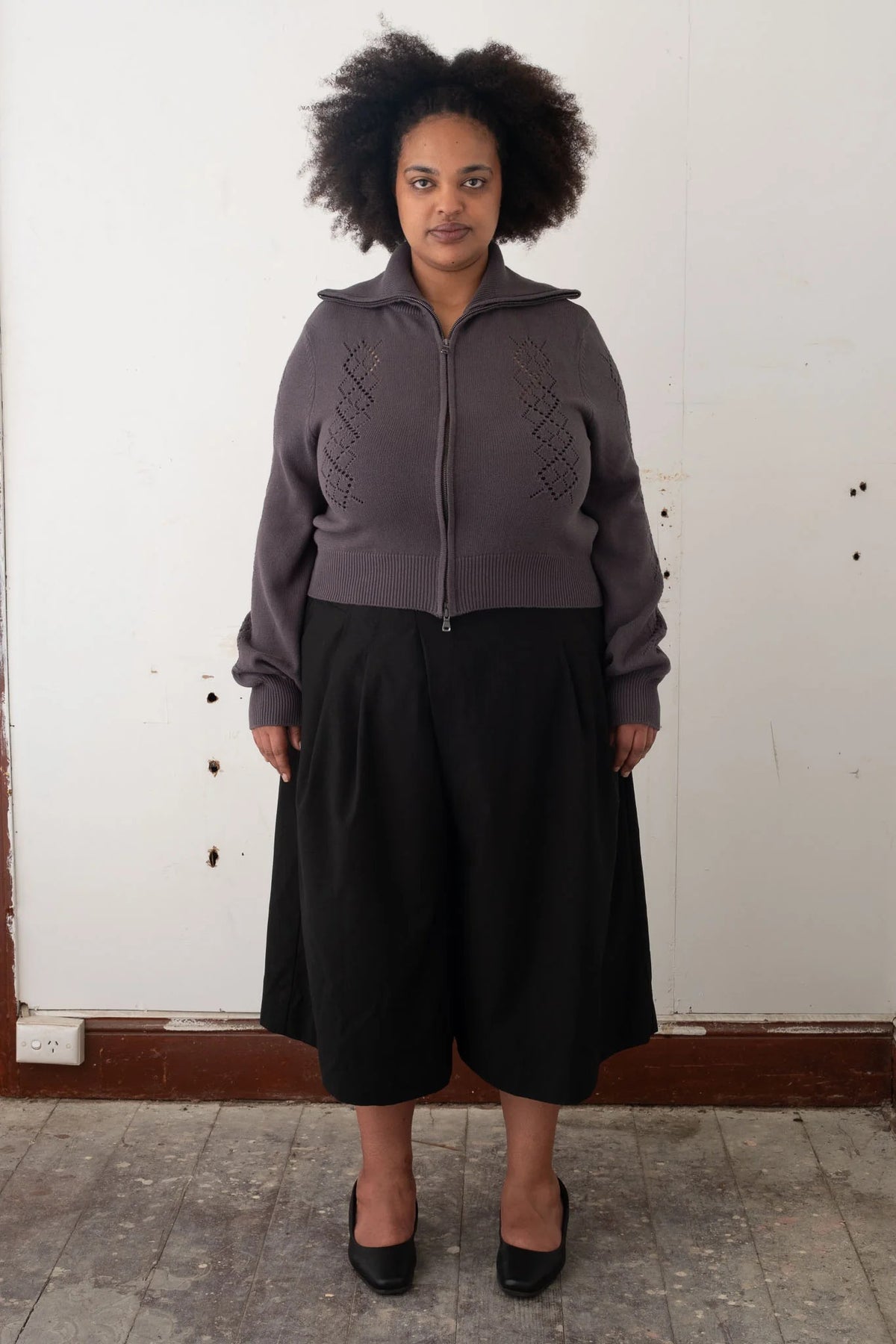 Chess Club Knit (Slate)