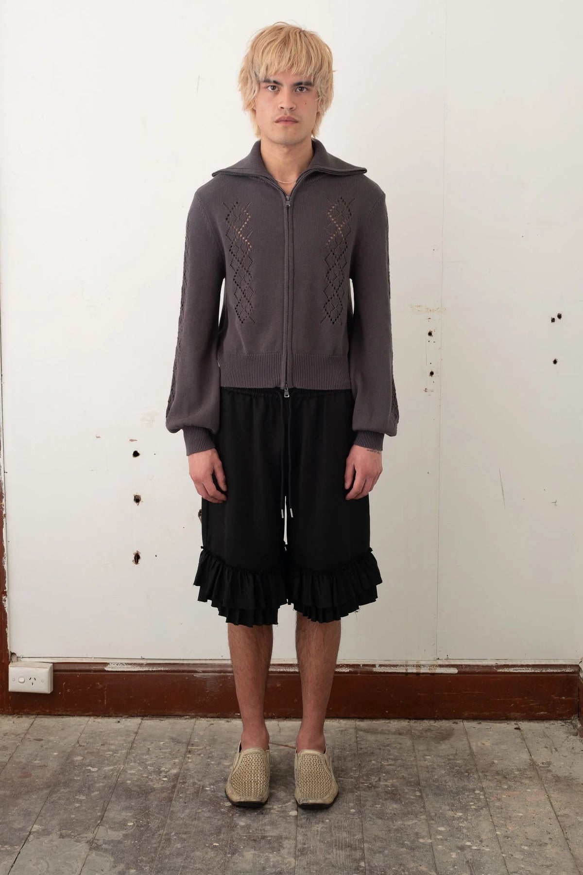 Chess Club Knit (Slate)