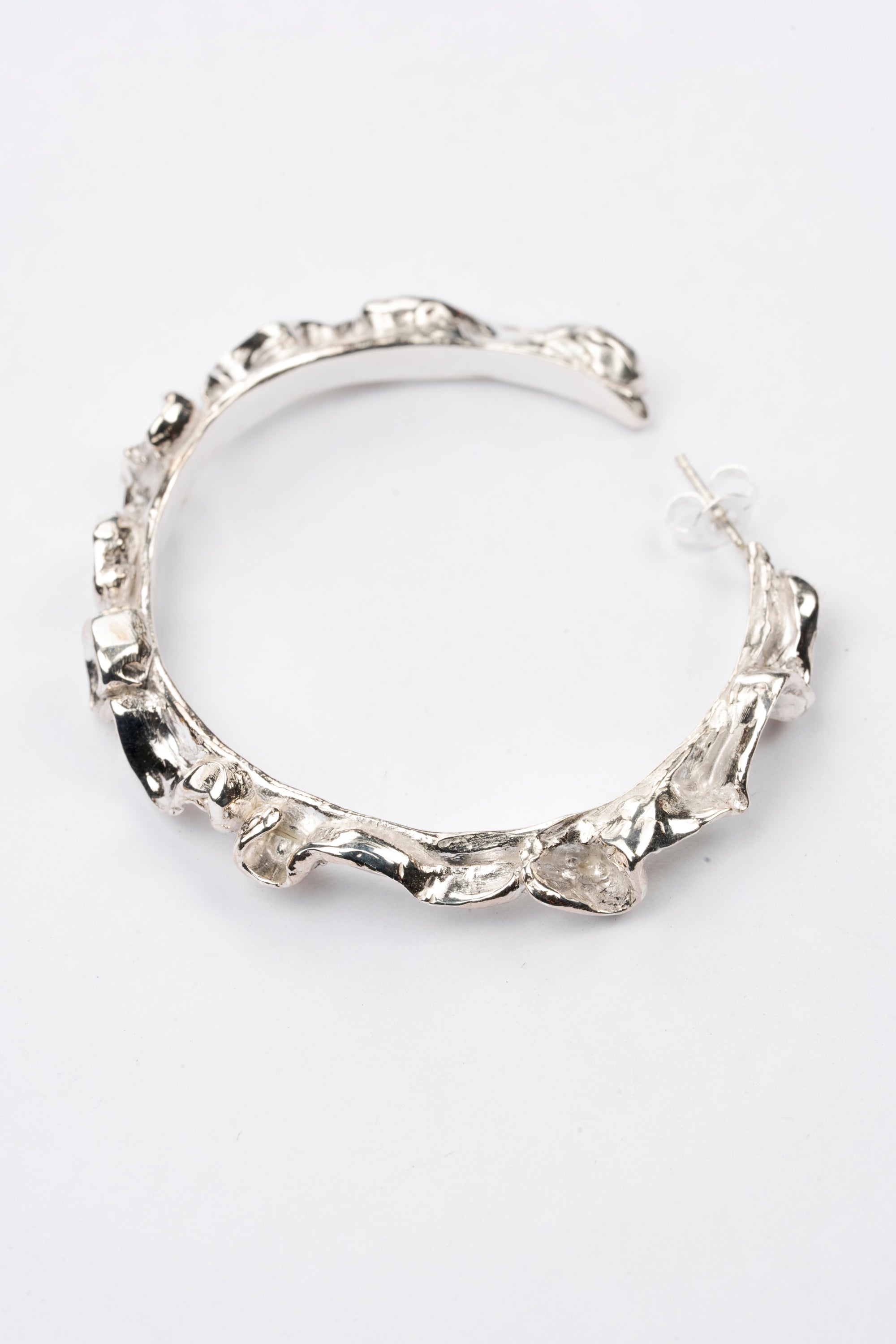 Large Orchid Hoops