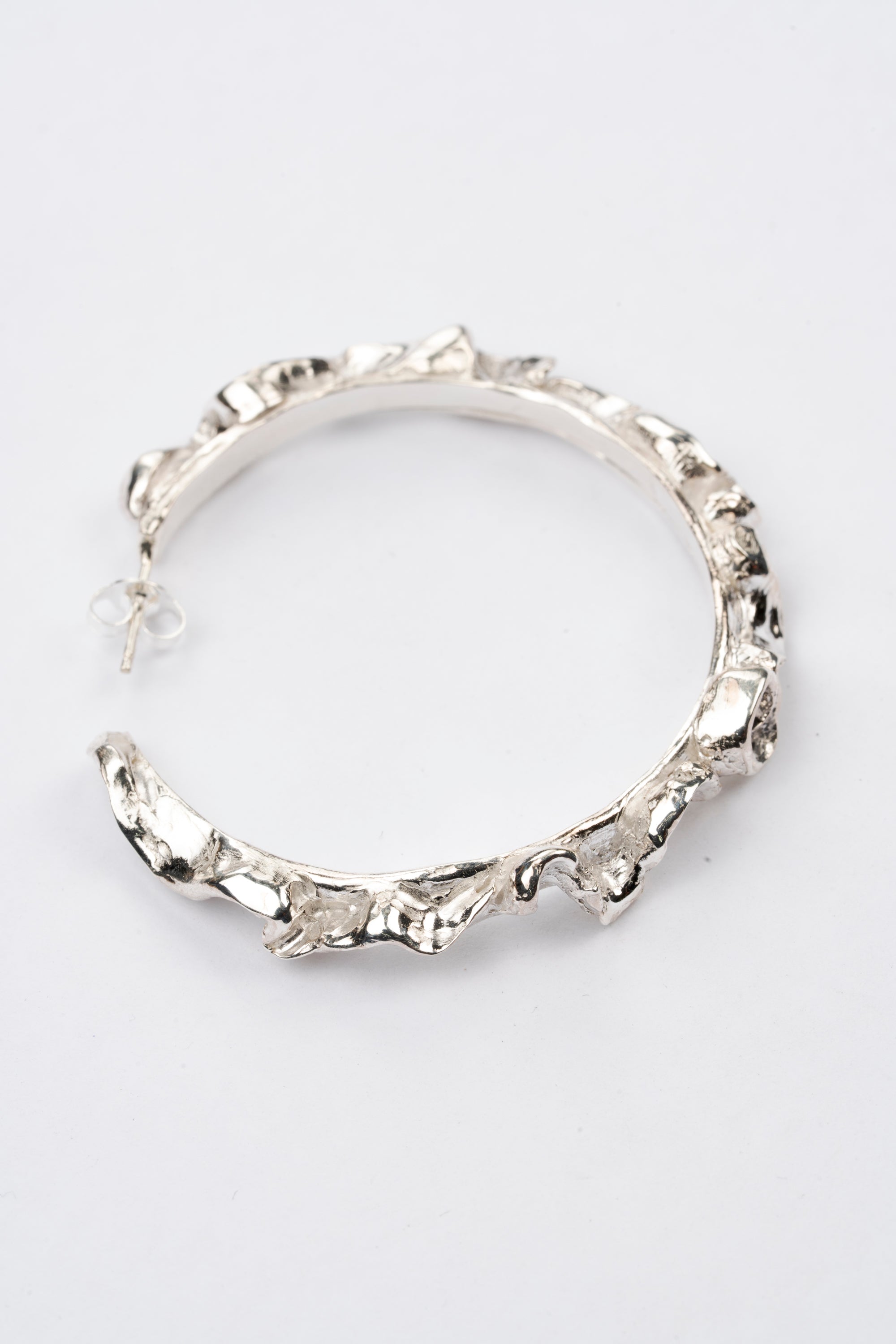 Large Orchid Hoops