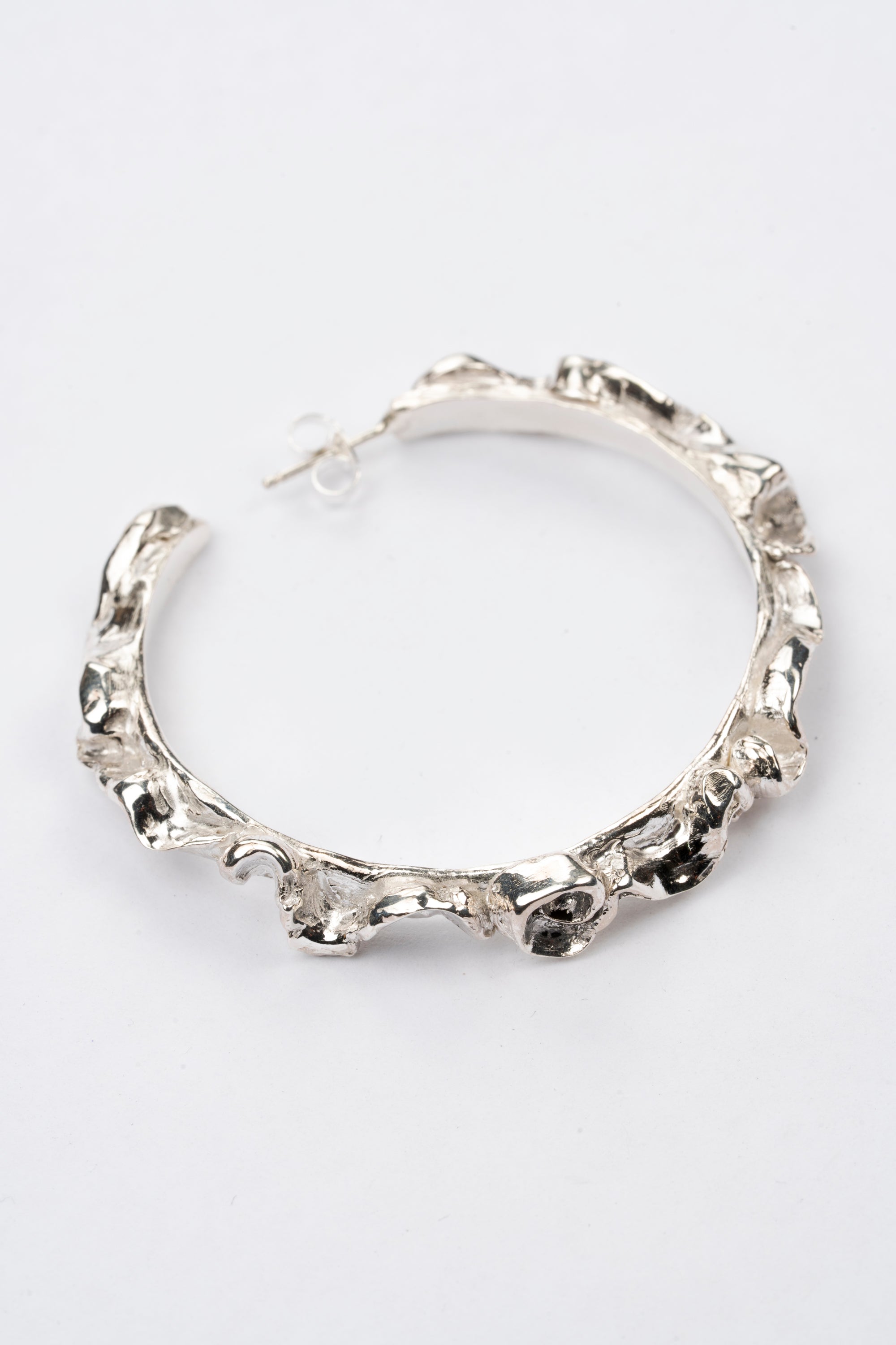 Large Orchid Hoops