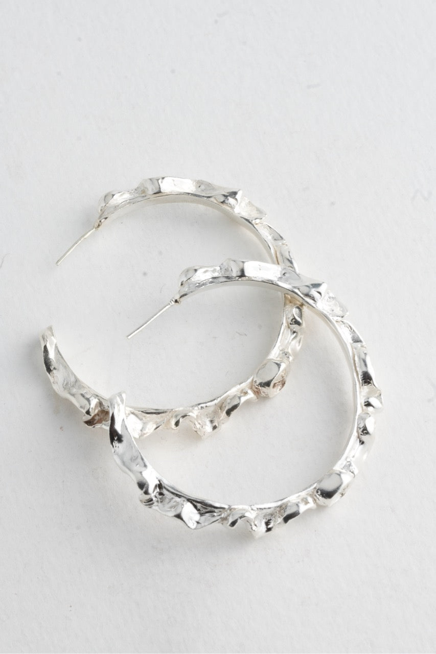 Large Orchid Hoops