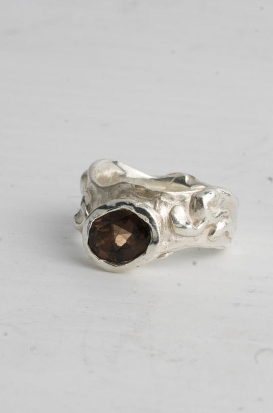 Thalassa Ring - Smoky Quartz