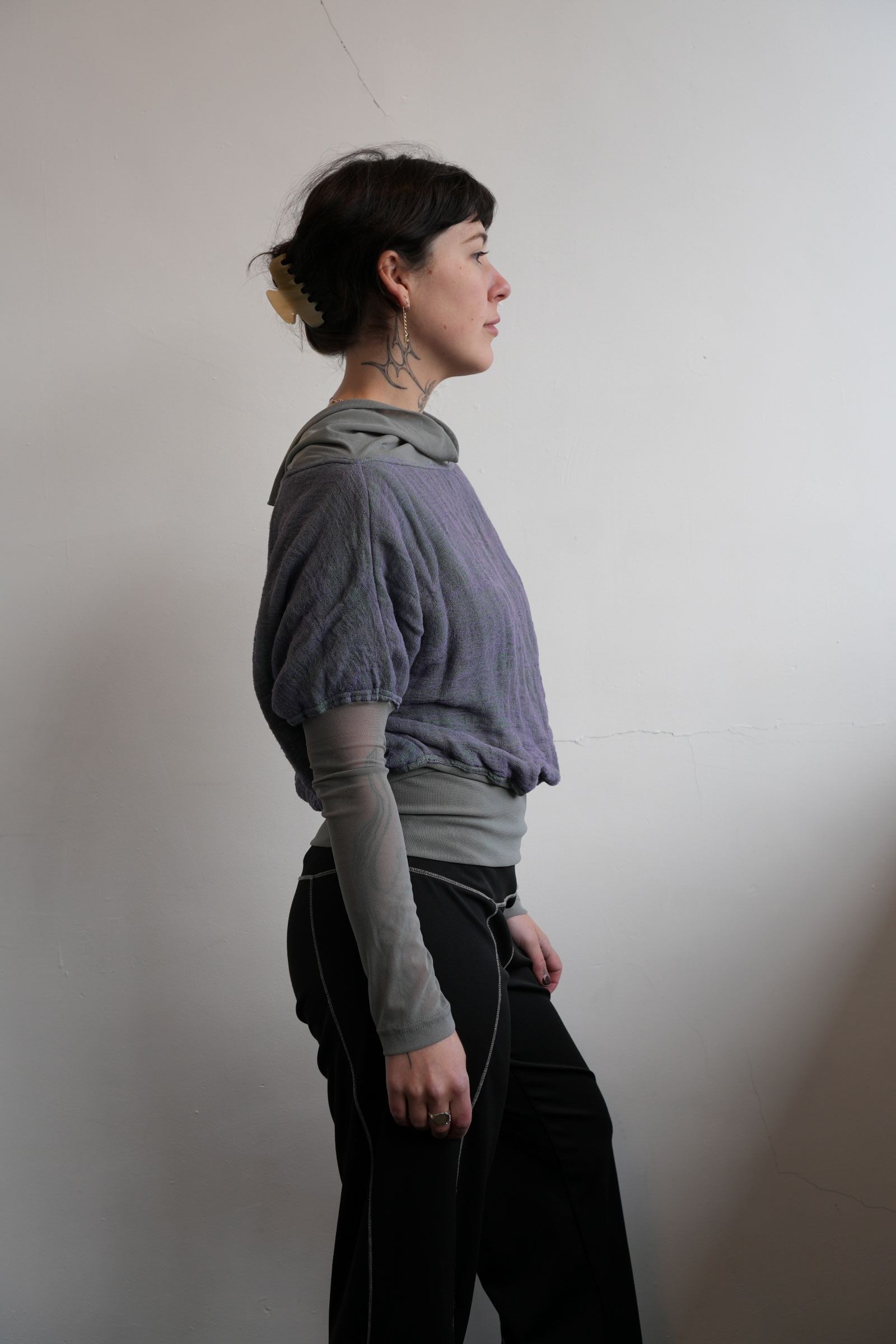 Boatneck Gauze Top