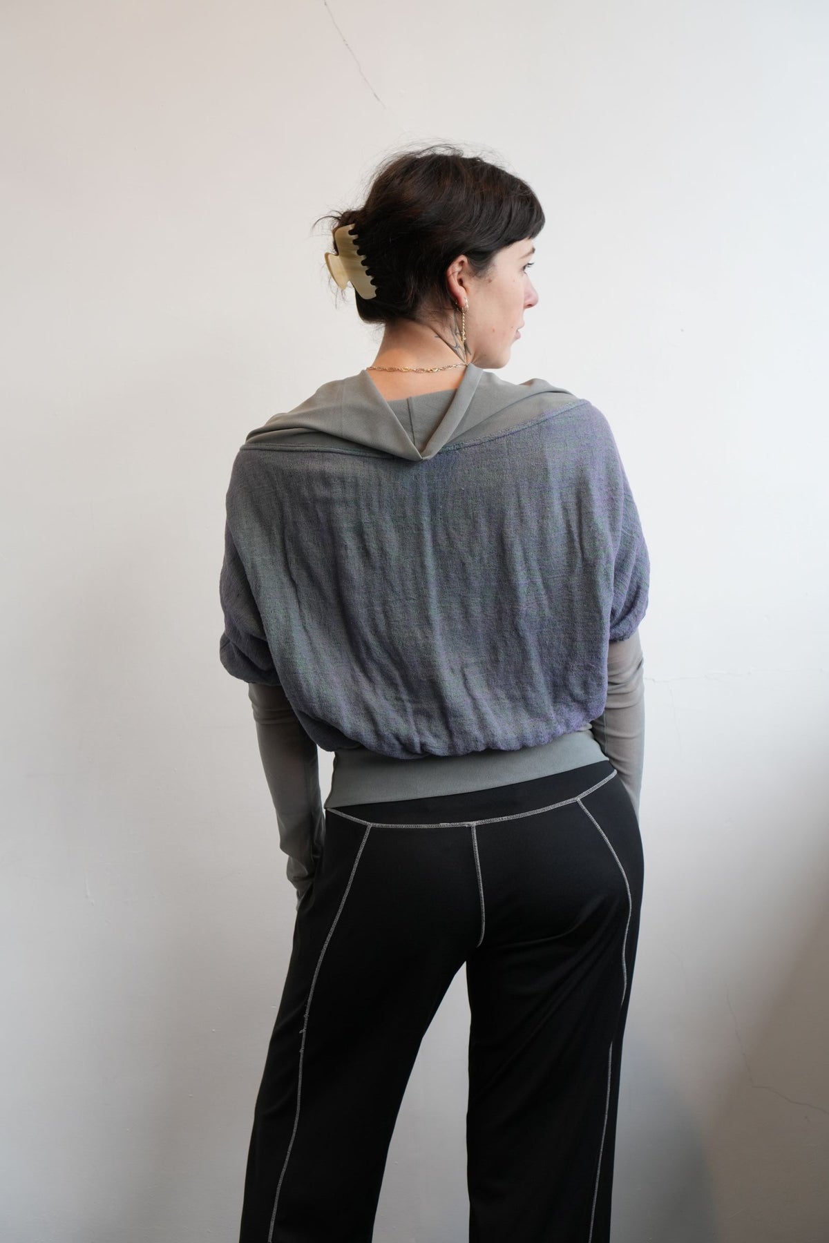Boatneck Gauze Top