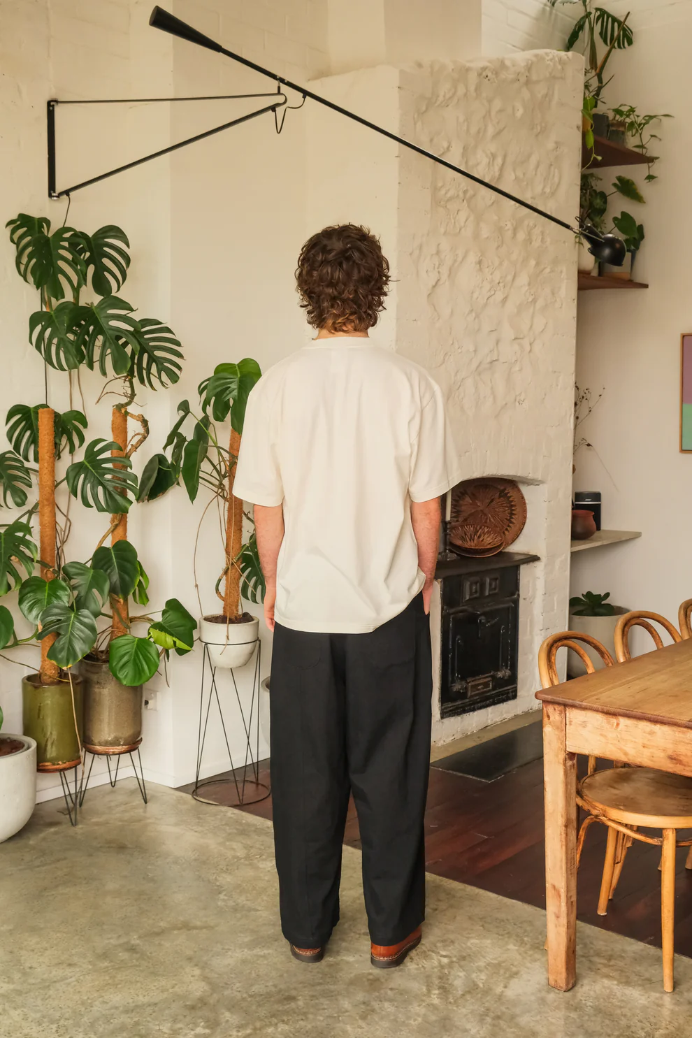 Panelled Jean (Deep Black)