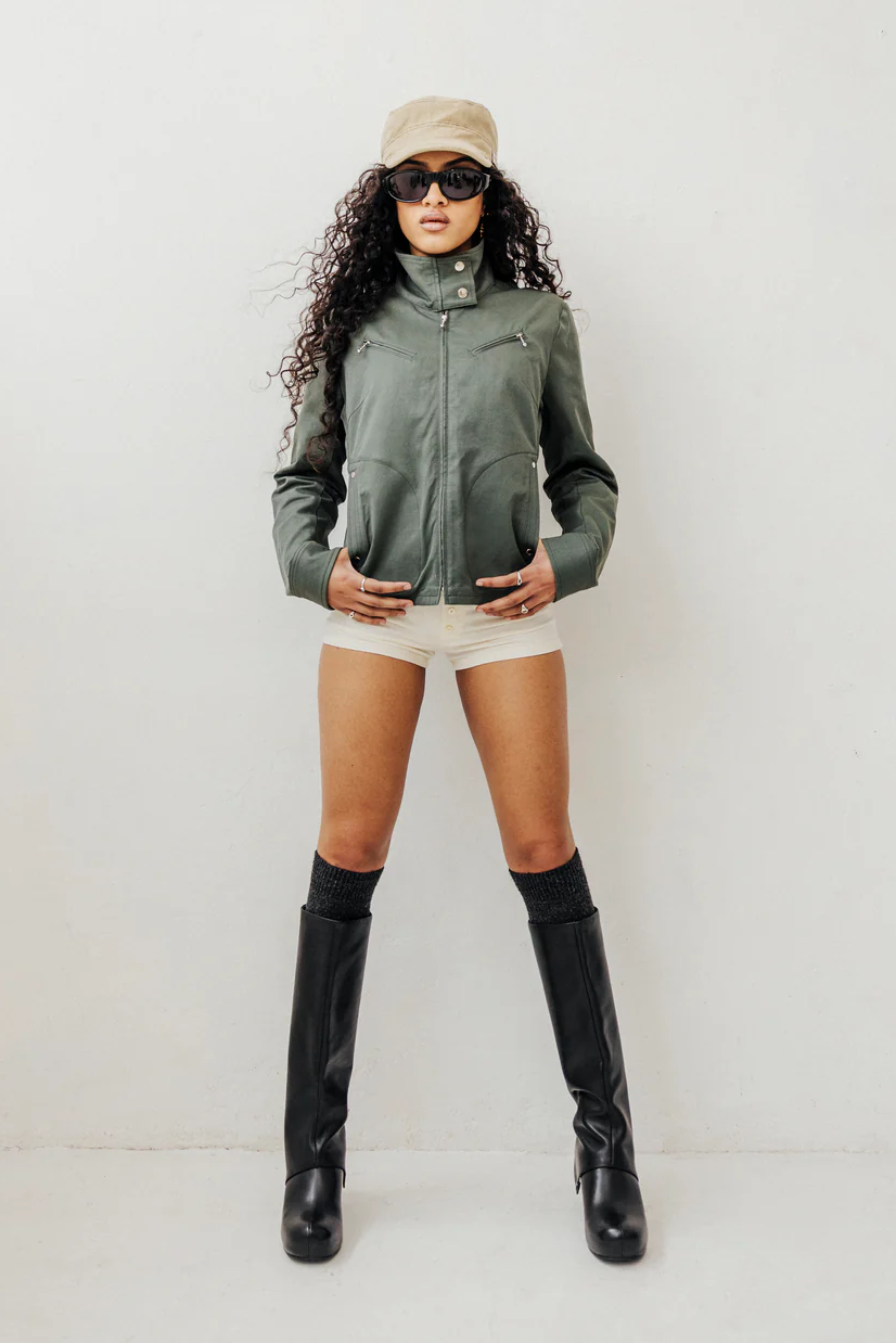 Track-Suit Jacket (Dusty Olive)