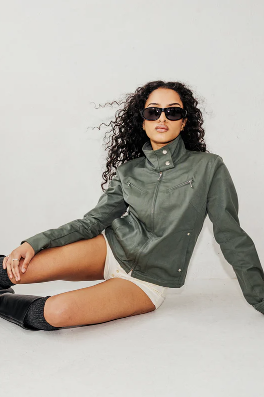 Track-Suit Jacket (Dusty Olive)