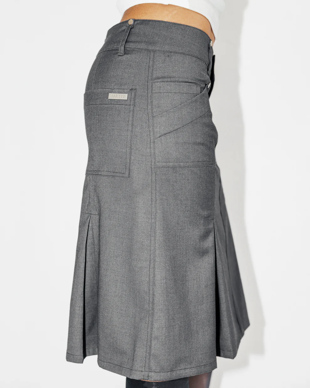 Utility Skirt (Grey)