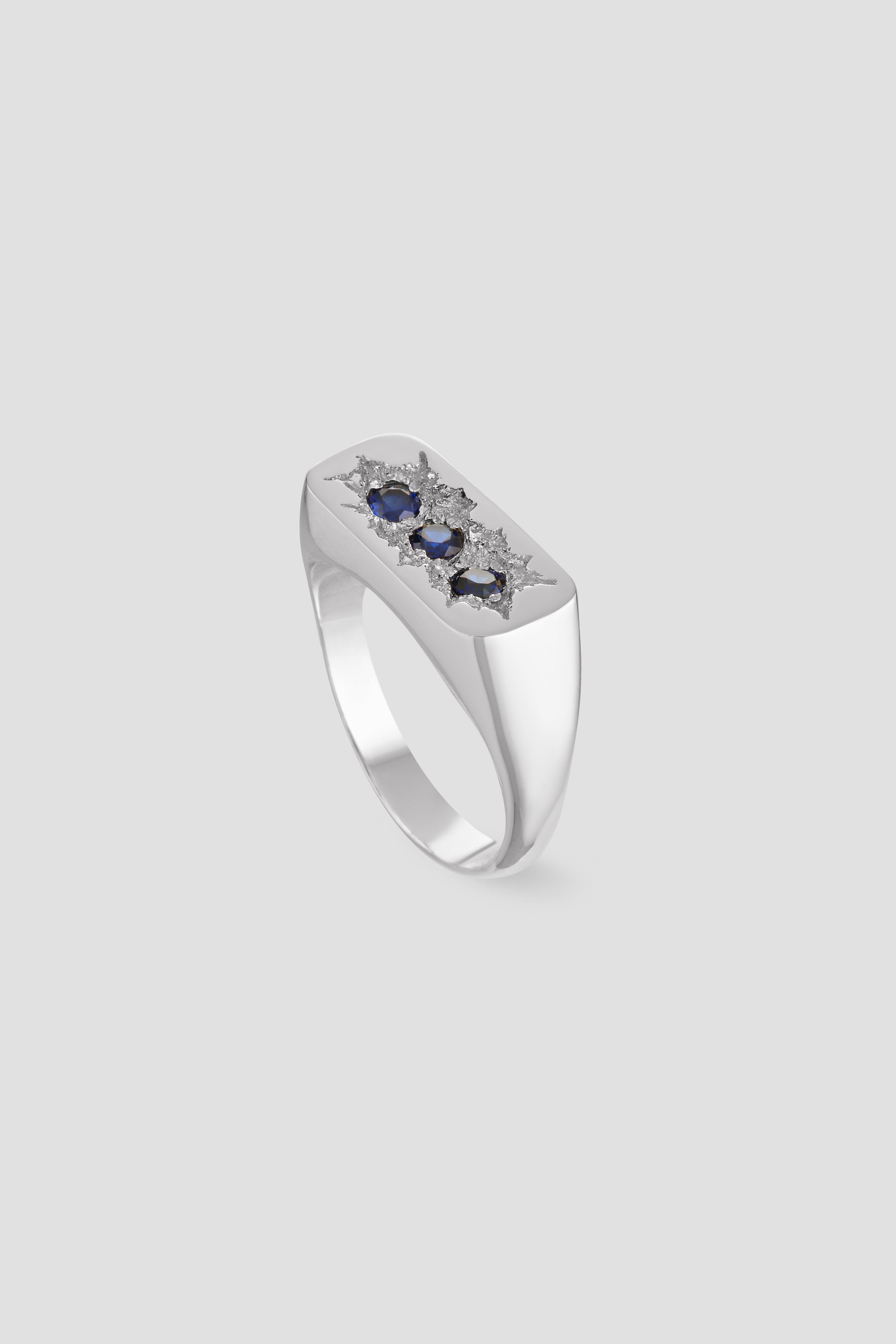 Forge Ring (Blue Sapphire)