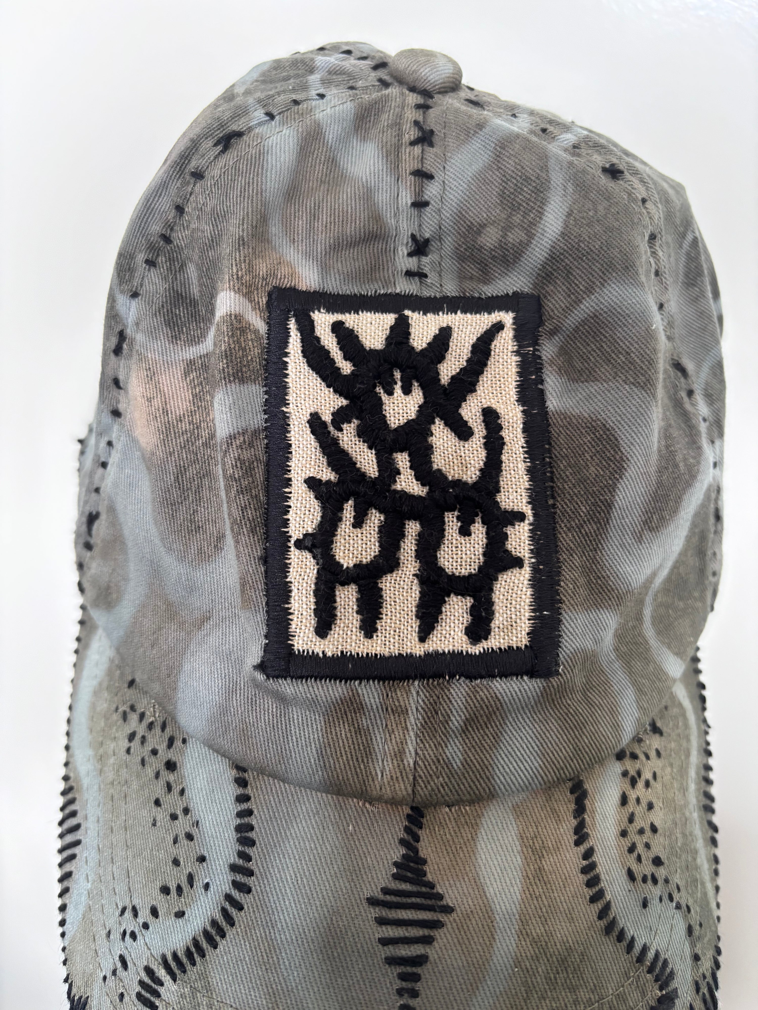 Reworked Embroidery Cap (Grey)