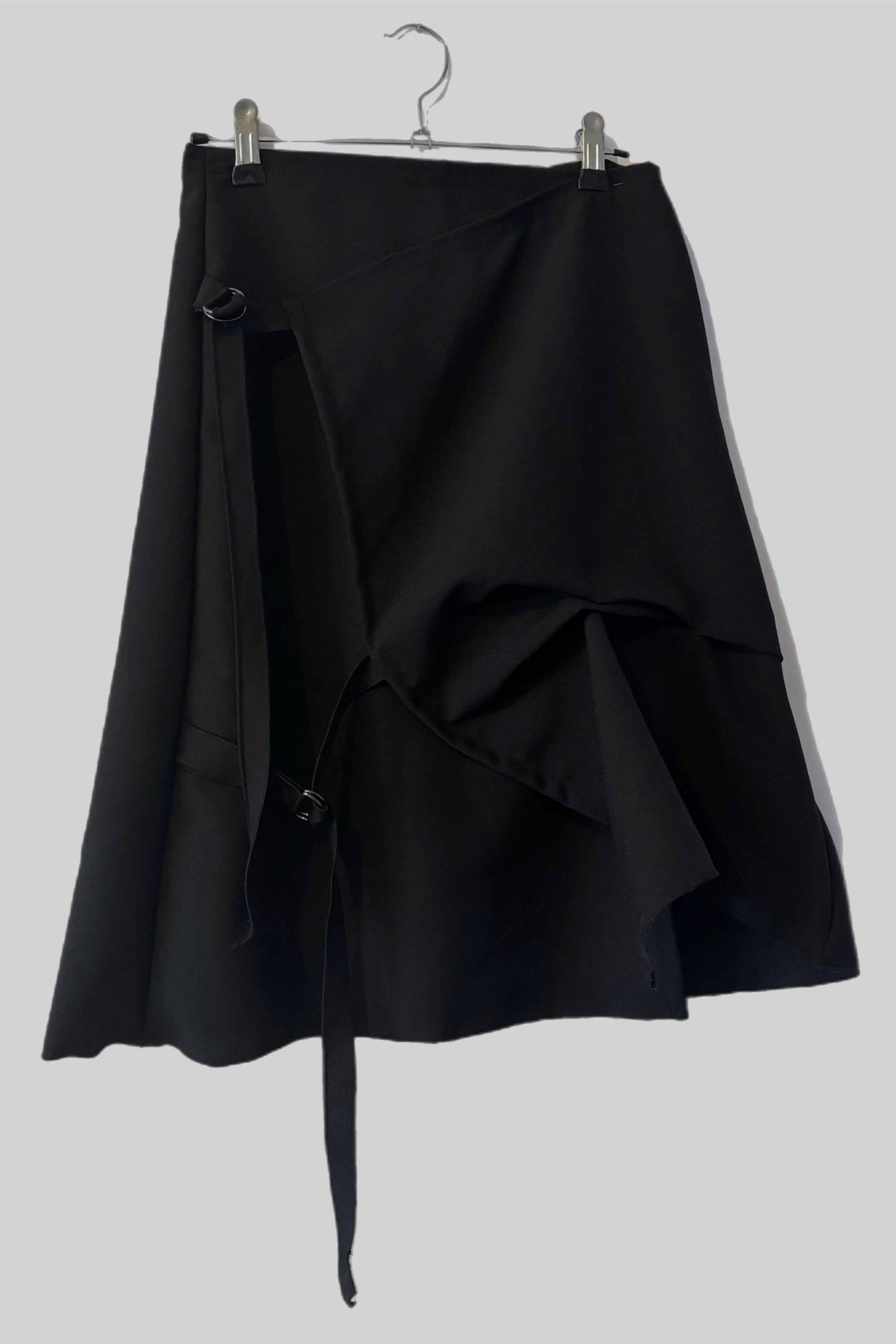 Black Buckle Skirt