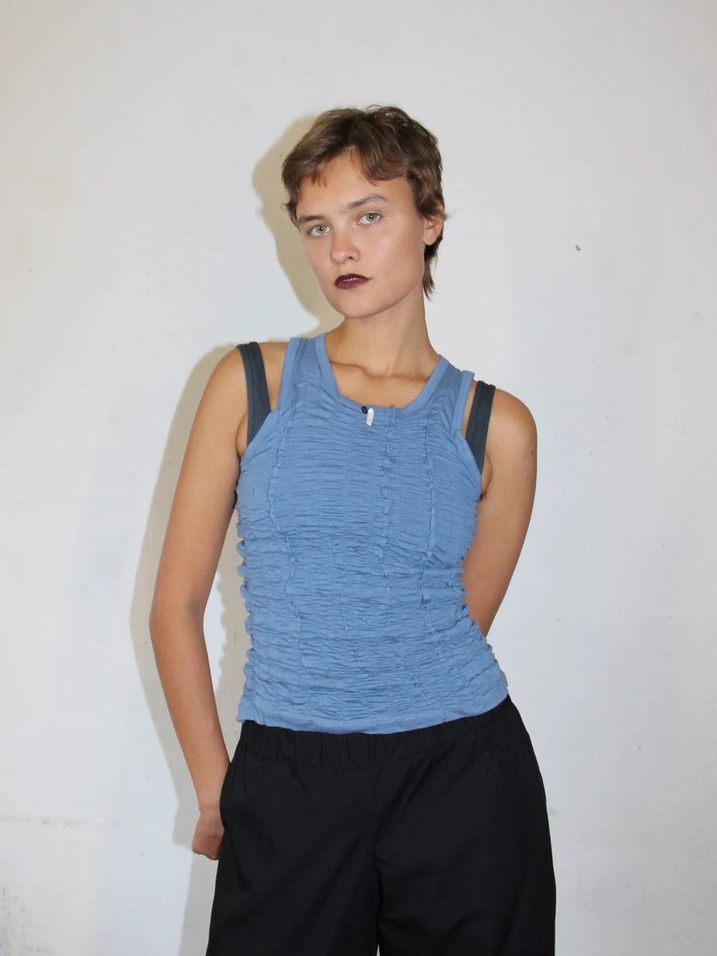 Ribbon Vest (Blue)