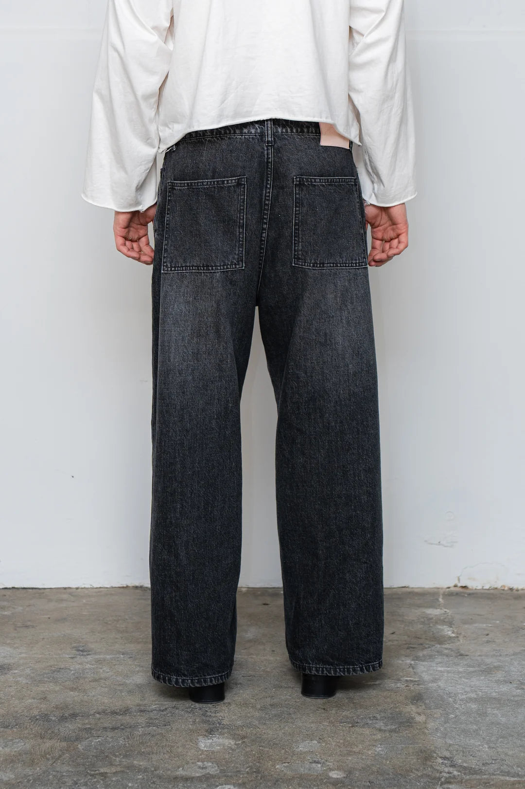 Ricca Black Washed Denim Jeans