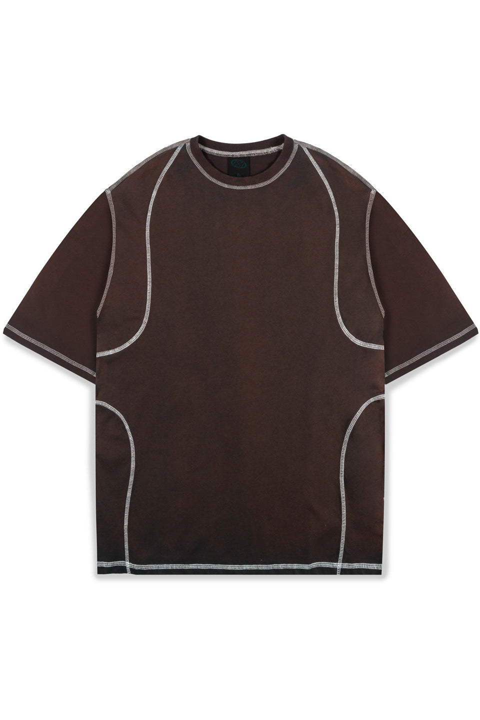 Overlock Enzyme Wash Tee (Maroon)
