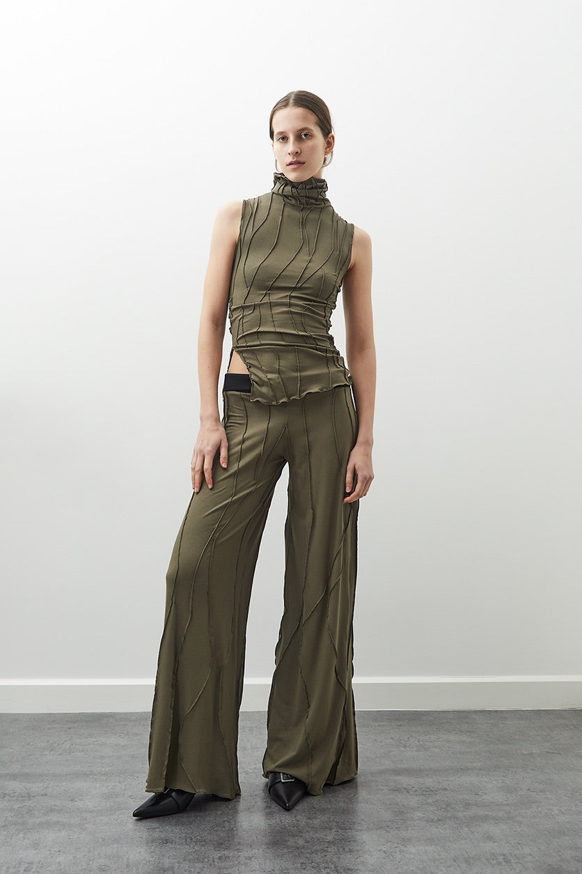Turtleneck Top (Khaki)