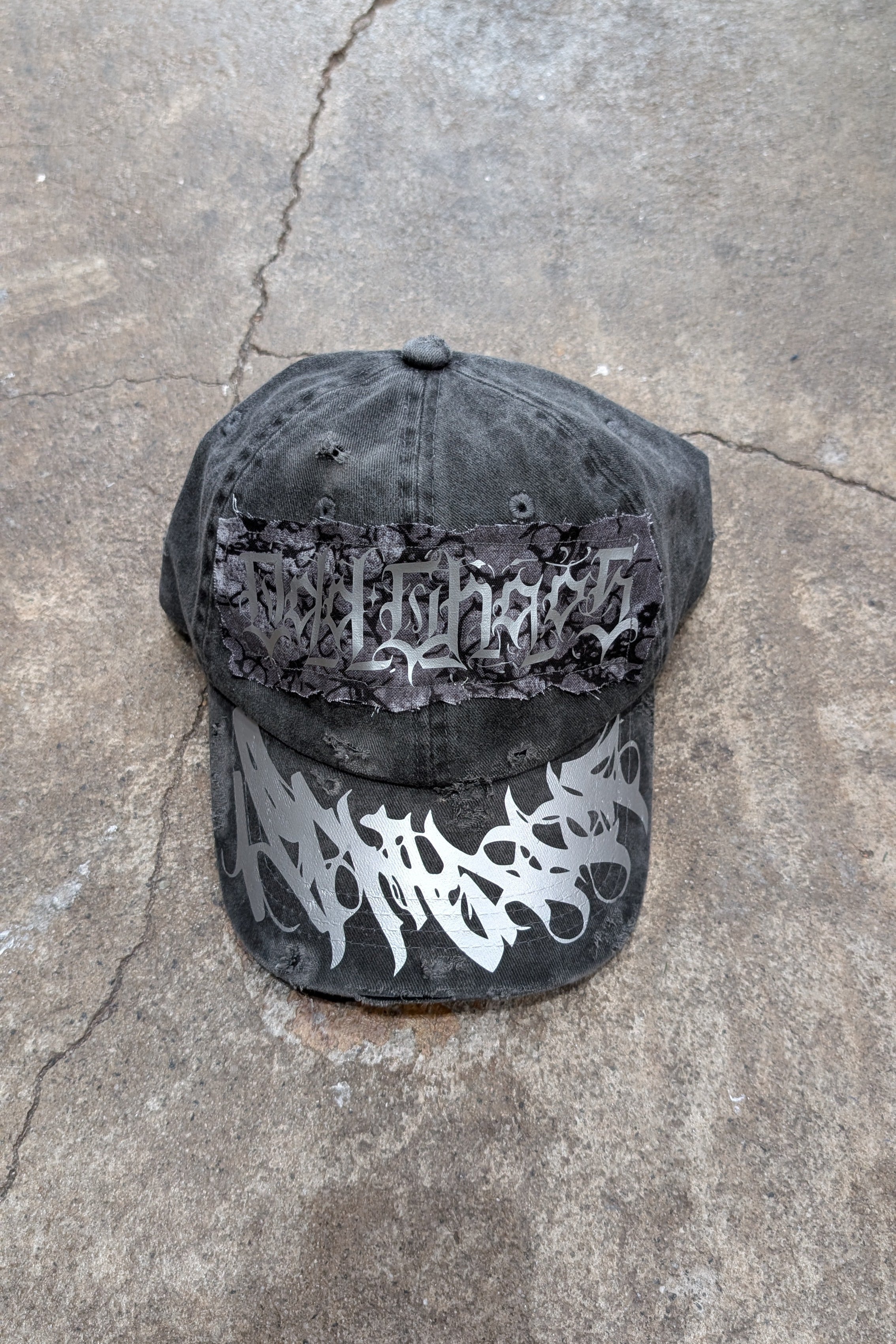 Odd Chaos Hat (Washed Black/Silver)