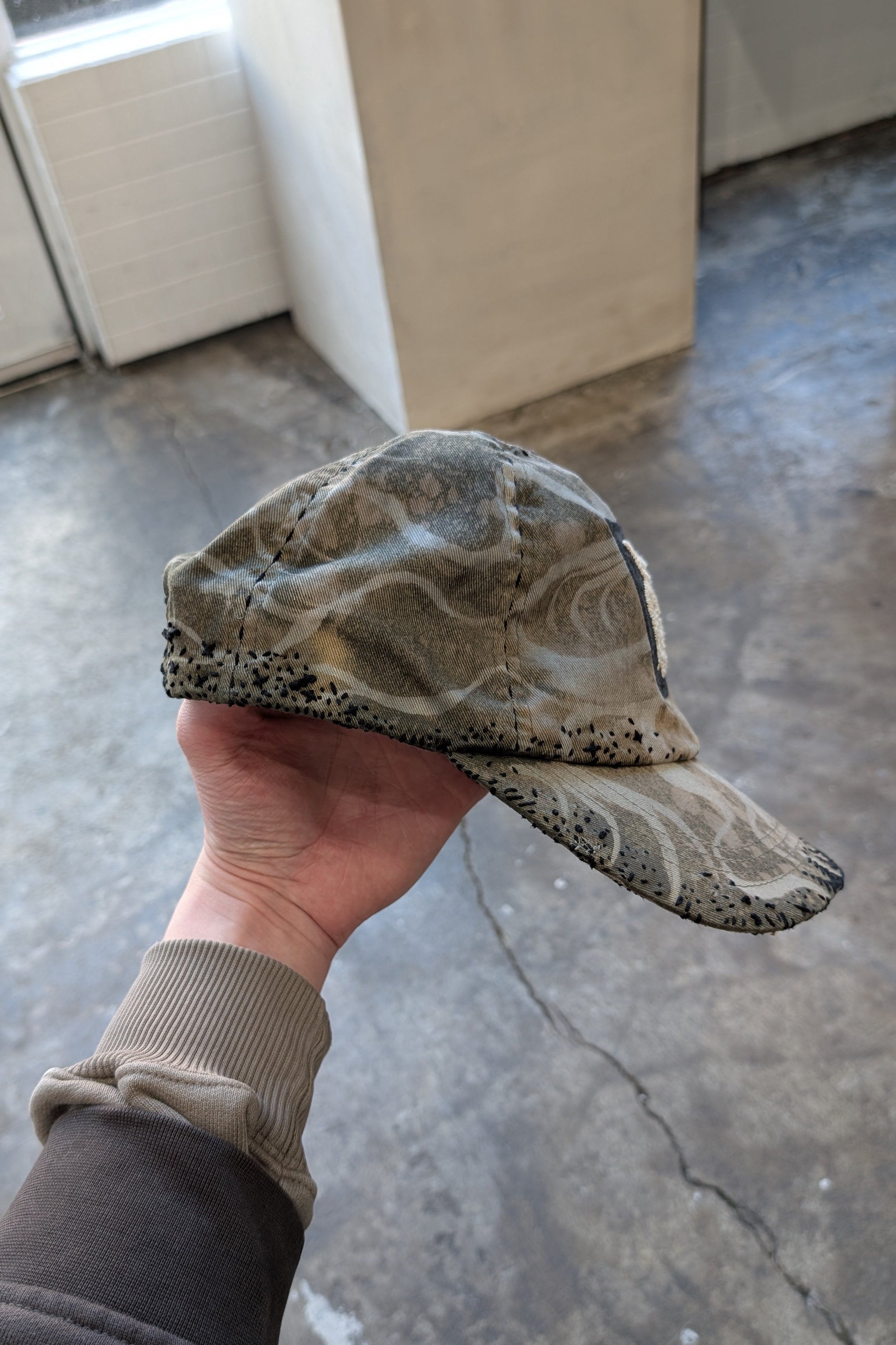 Reworked Embroidery Cap (Olive)