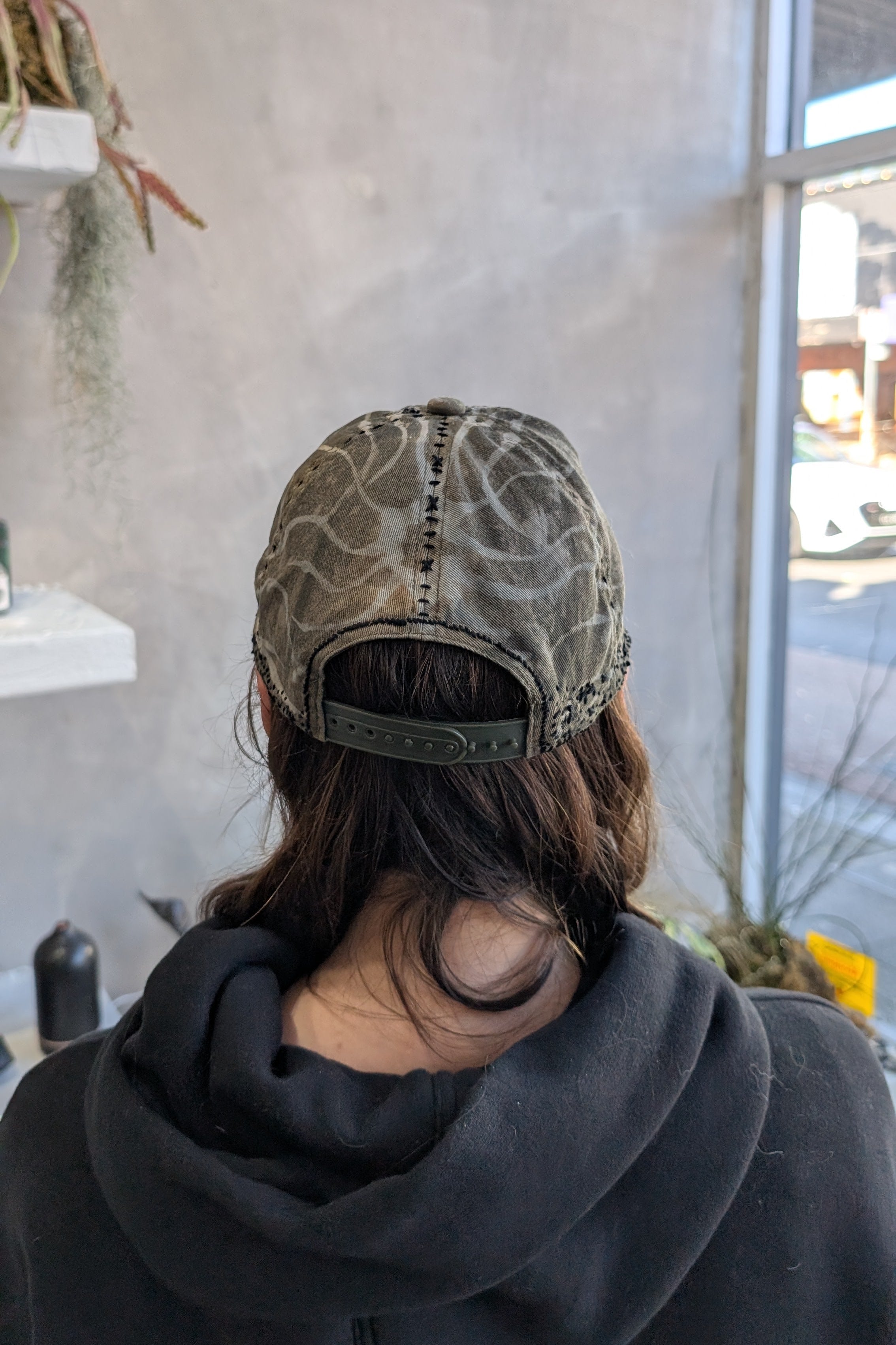 Reworked Embroidery Cap (Olive)
