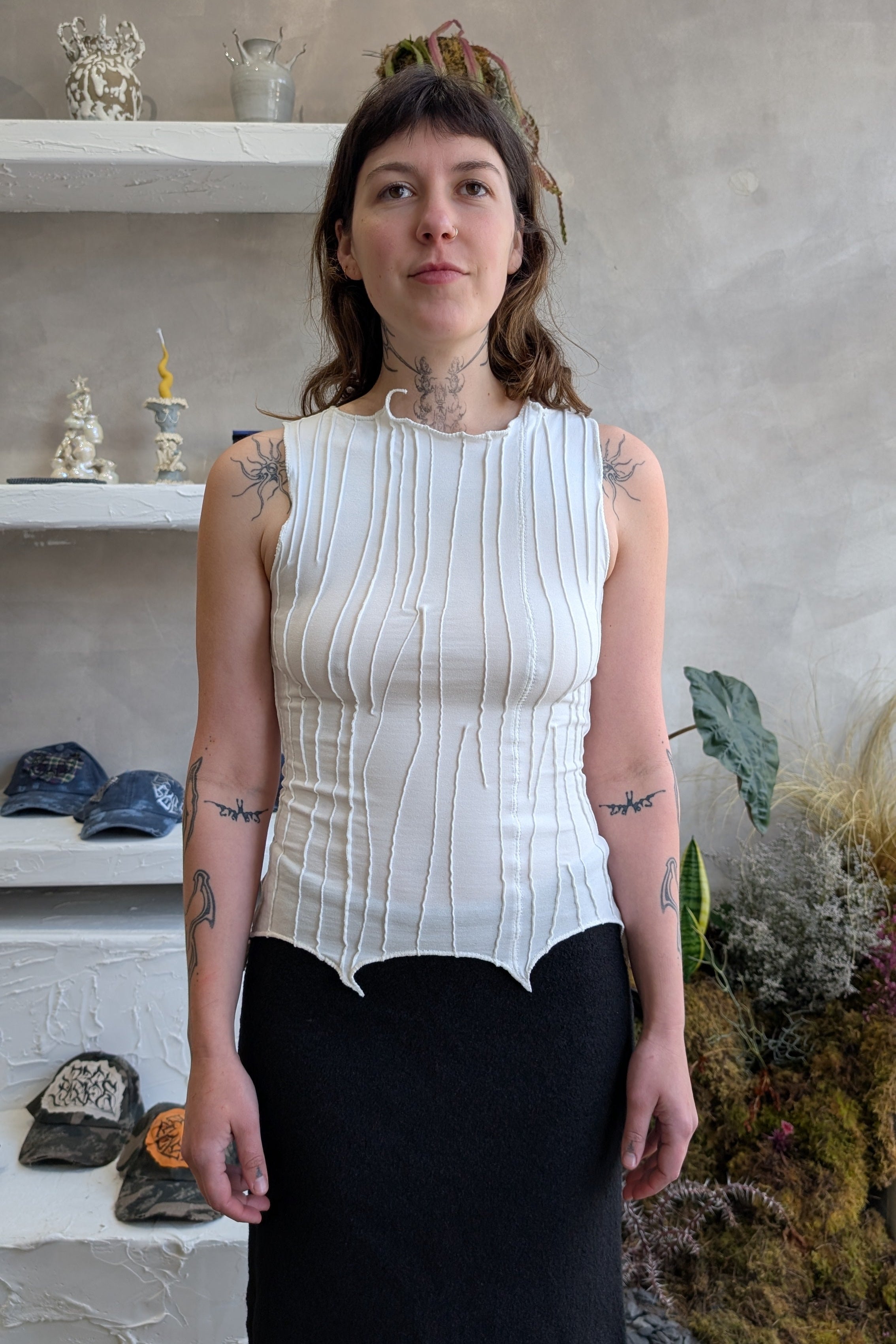 Barbele Tank Top (Cream)