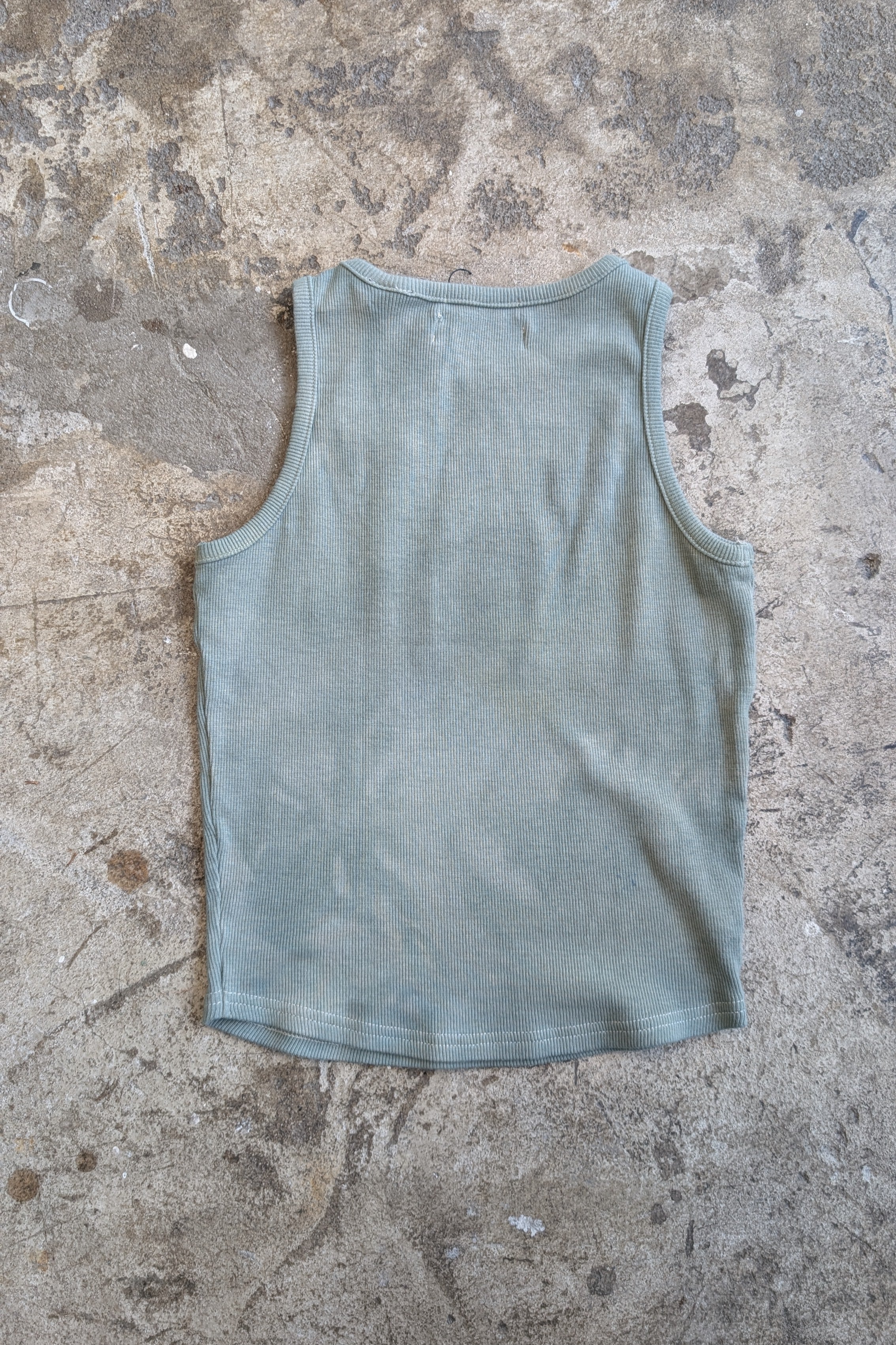 Reworked Tank Top w/ Patch (Grey Blue)