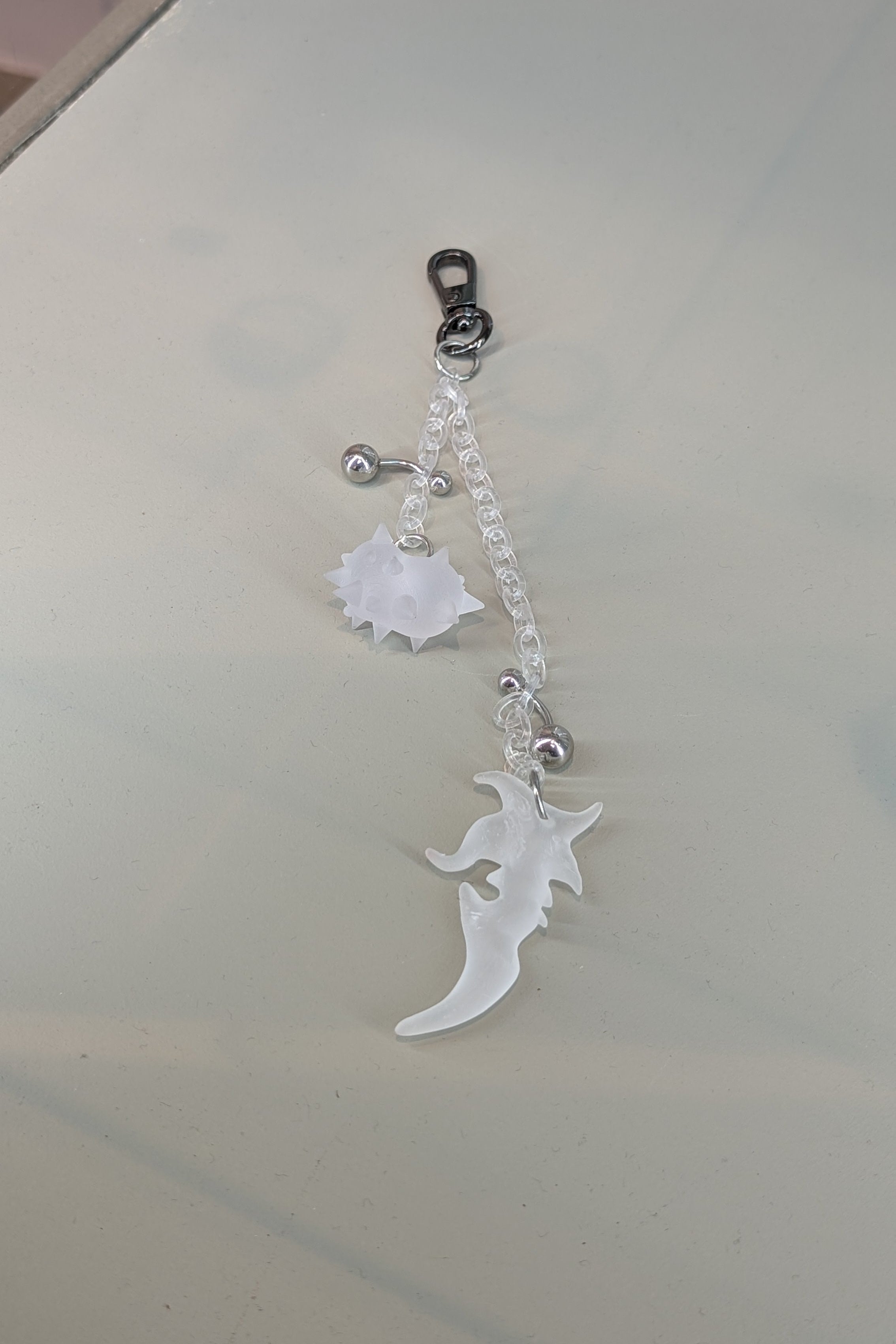 Heart and Blade Keychain