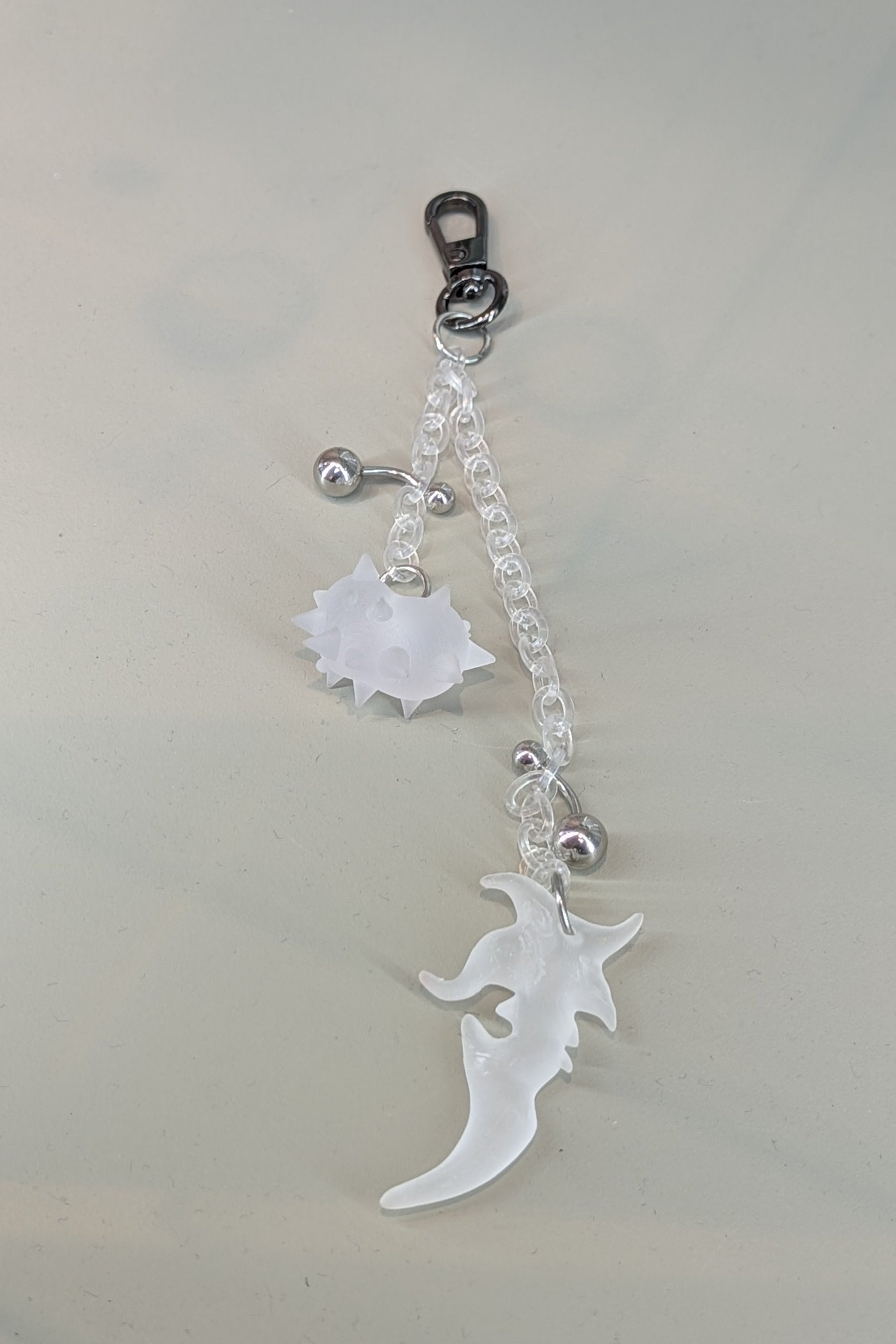 Heart and Blade Keychain