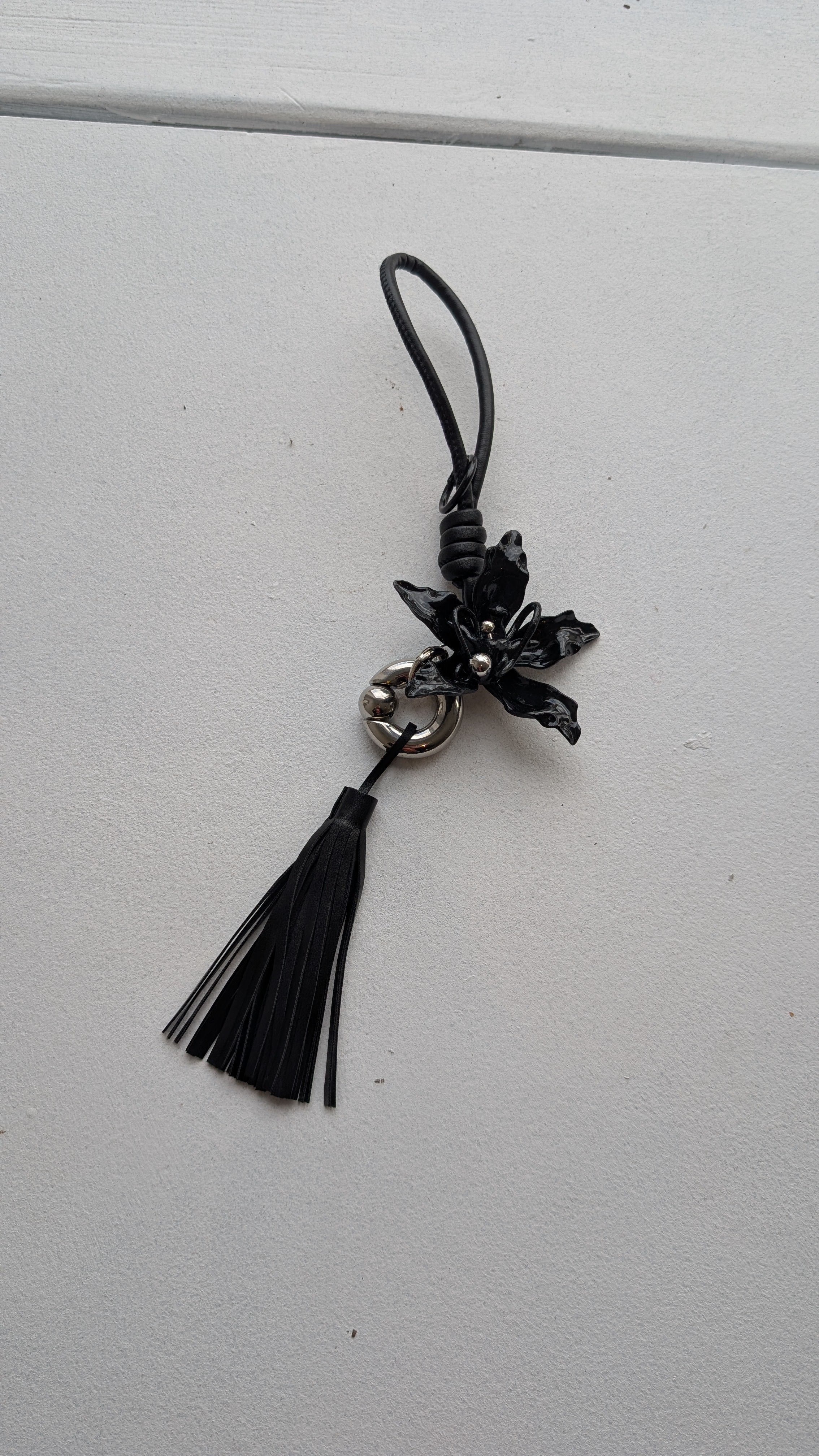 Gloss Orchid Bag Charm