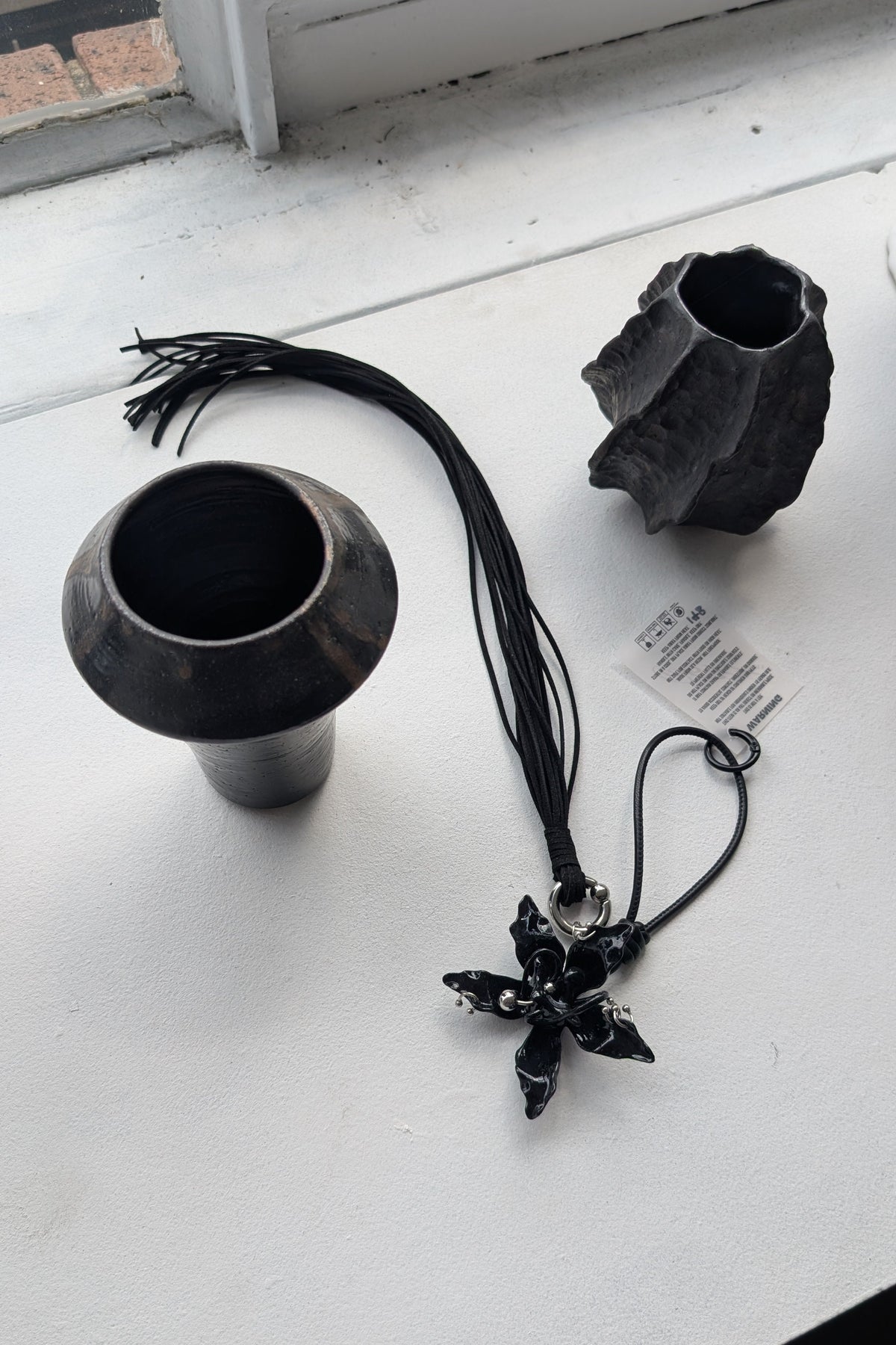 Long Tassel Orchid Bag Charm