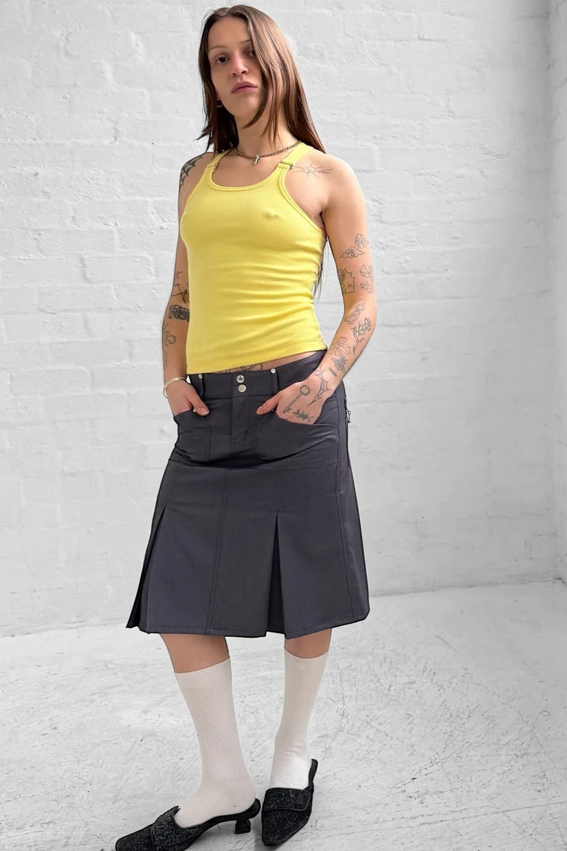 Utility Skirt (Grey)