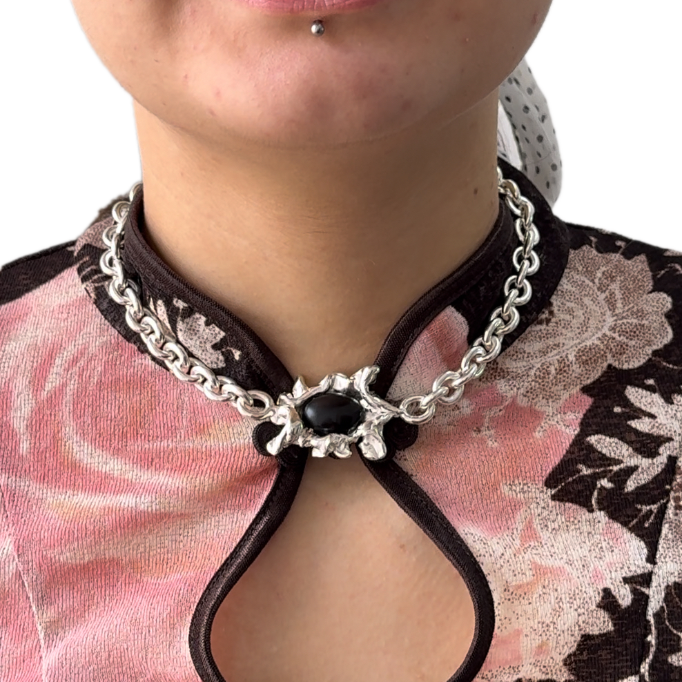 Rococo Choker - Onyx - Sable Jewellery