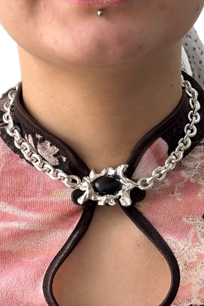 Rococo Choker - Onyx - Sable Jewellery