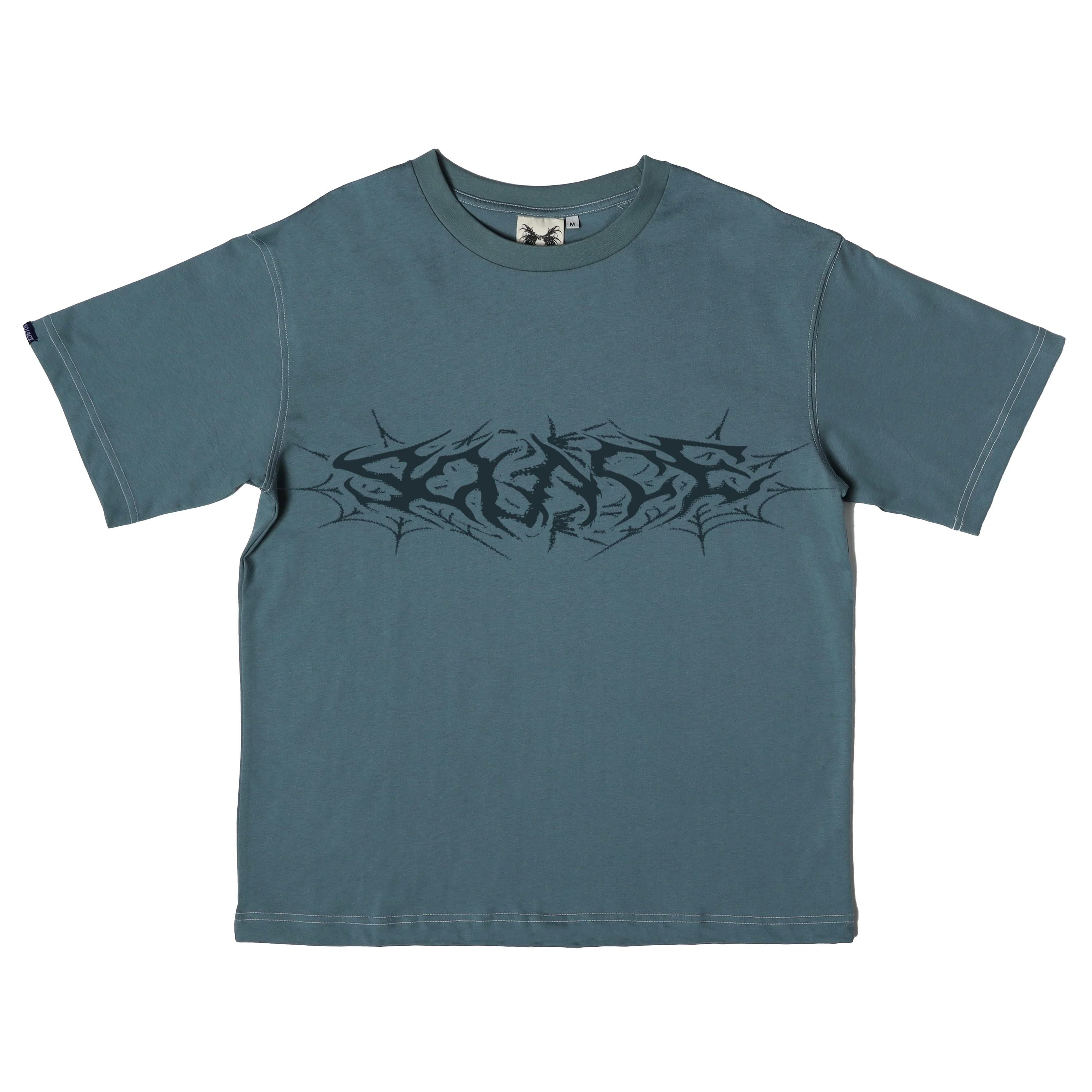 Web Tee (Aqua Blue)