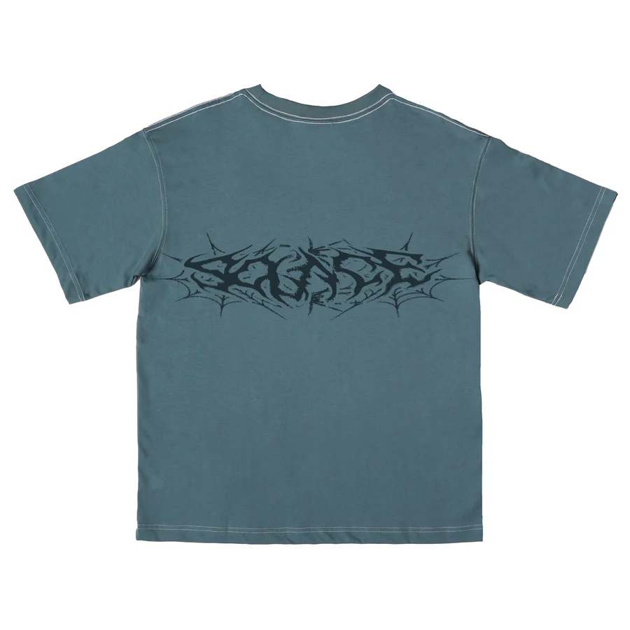 Web Tee (Aqua Blue)