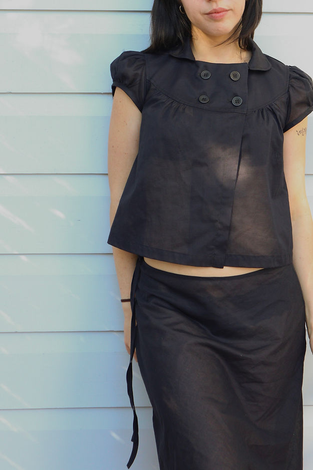 Baby Button Top